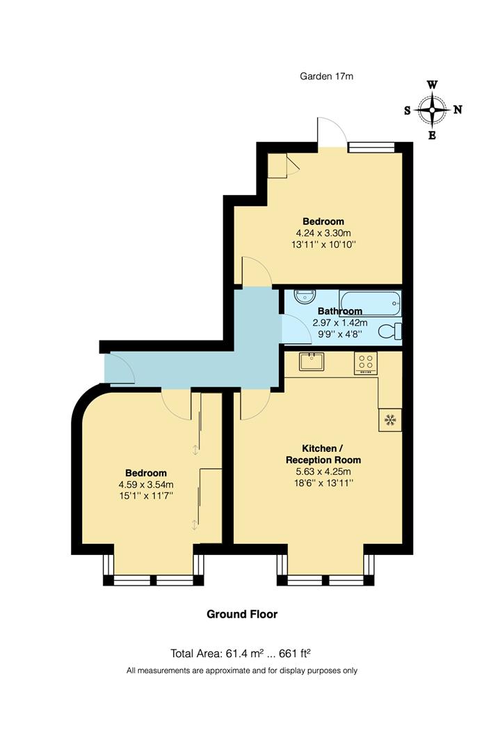 Flat 2, 30, Ferndale Avenue, Walthamstow floorplan