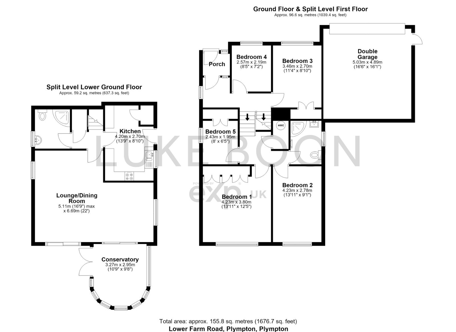 Lower Farm Road, Plymouth floorplan