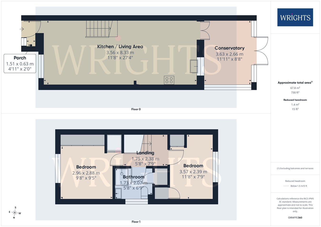 37, Tudor Close, Hatfield floorplan