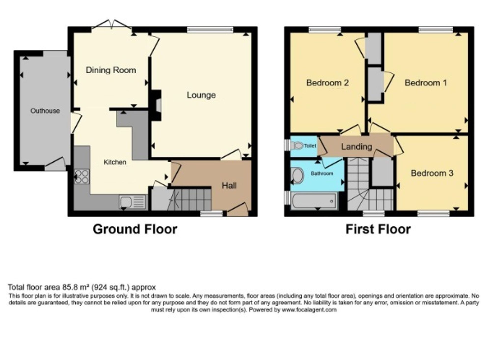 1 Halifax Road, Wadebridge floorplan