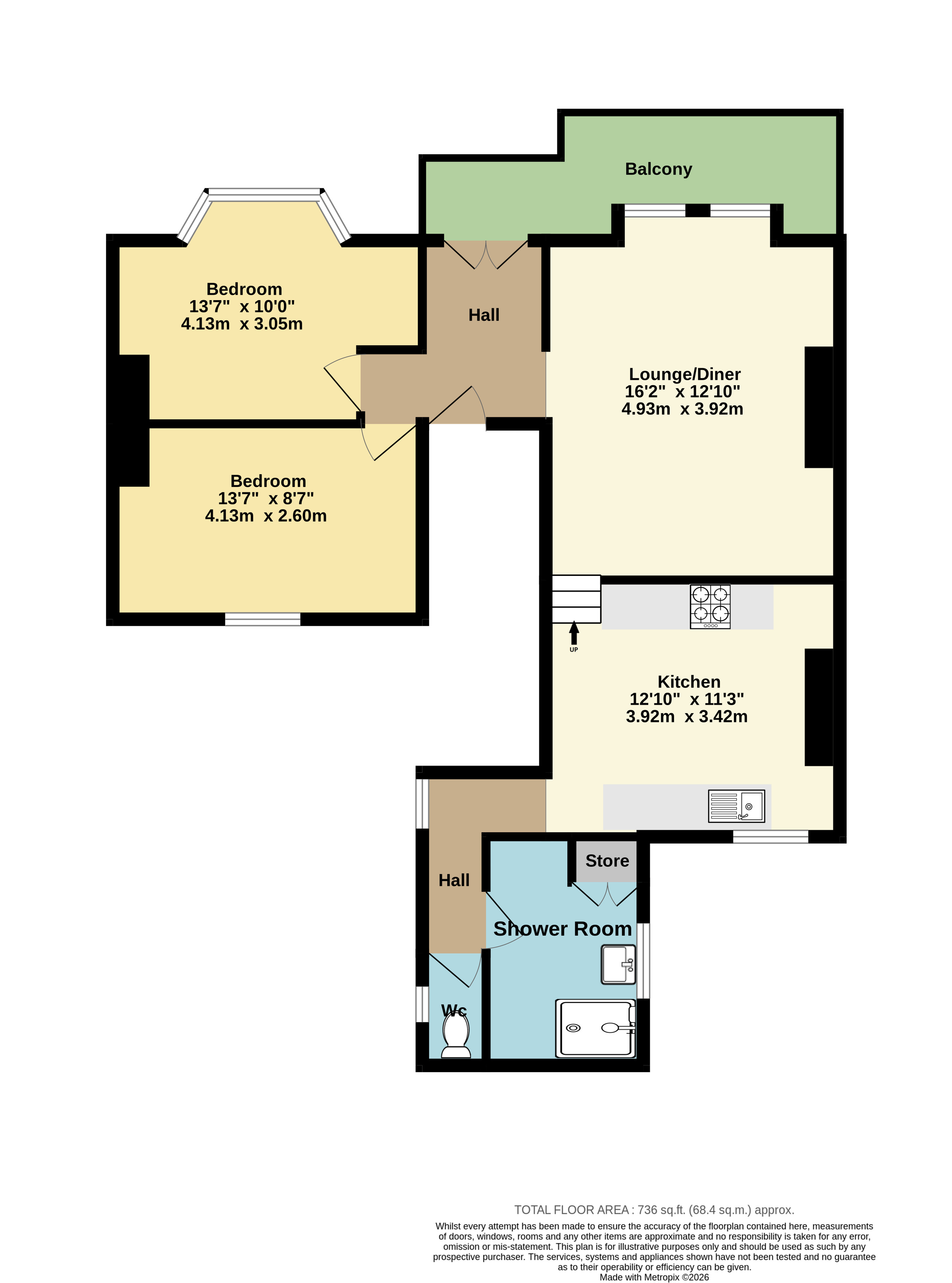 Flat 2, 19a, Granville Road, Broadstairs floorplan