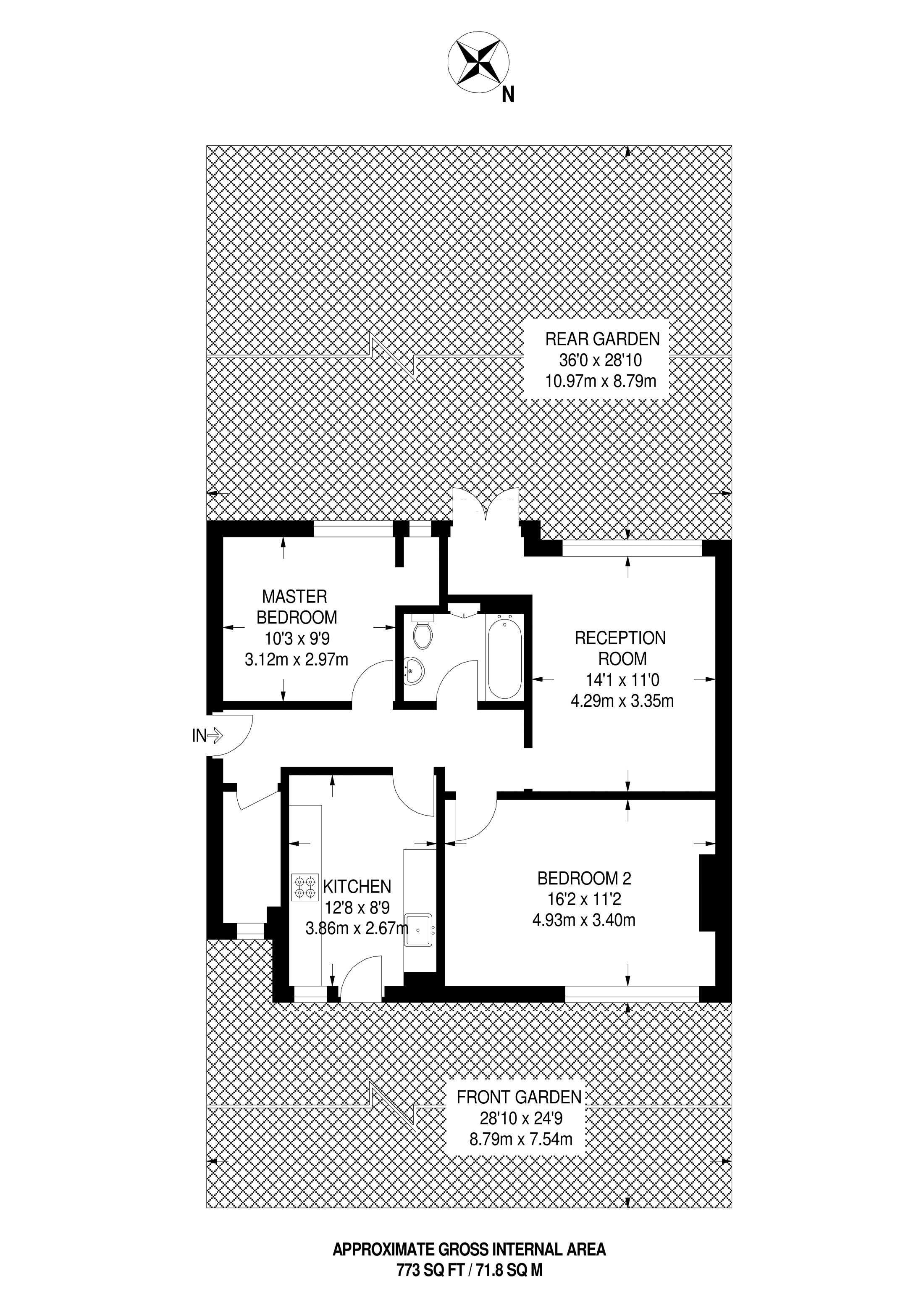2 Bedrooms Flat to rent in New North Road, Islington N1