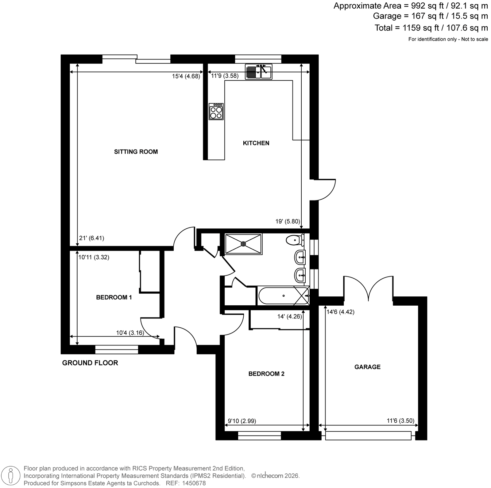15, Cabrera Avenue, Virginia Water floorplan