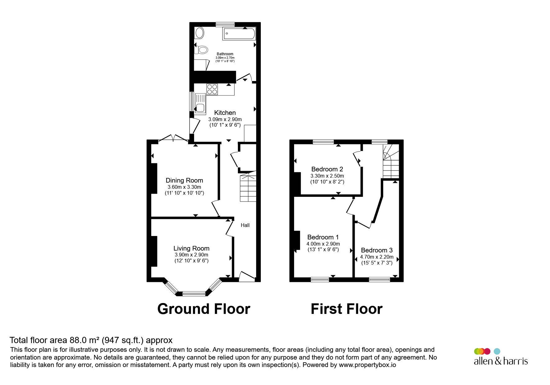 33, Oxford Street, Cardiff floorplan