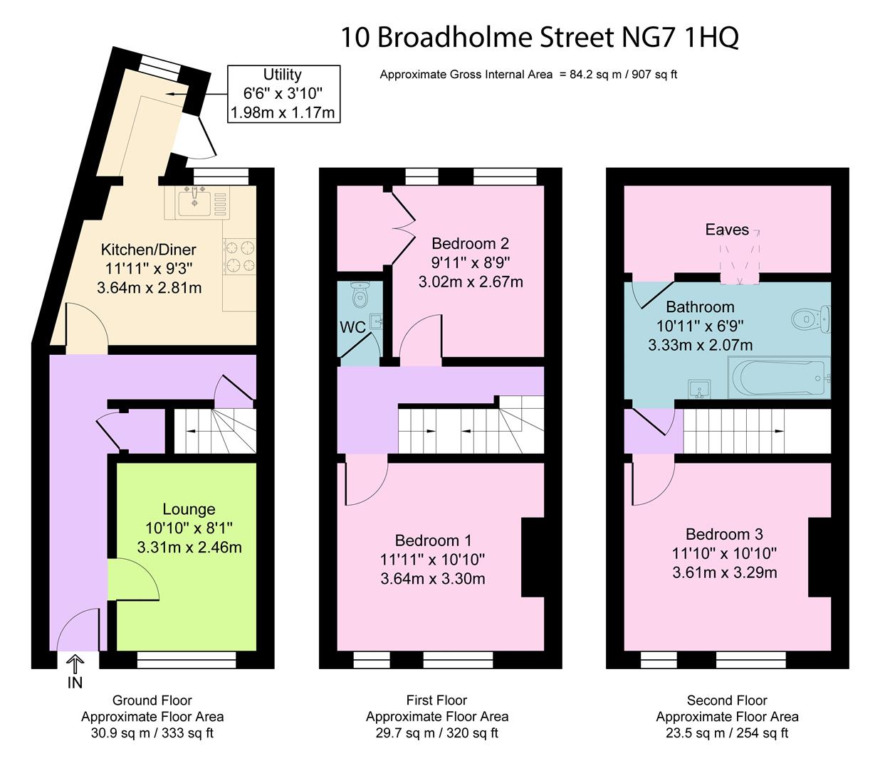 Broadholme Street, Nottingham floorplan
