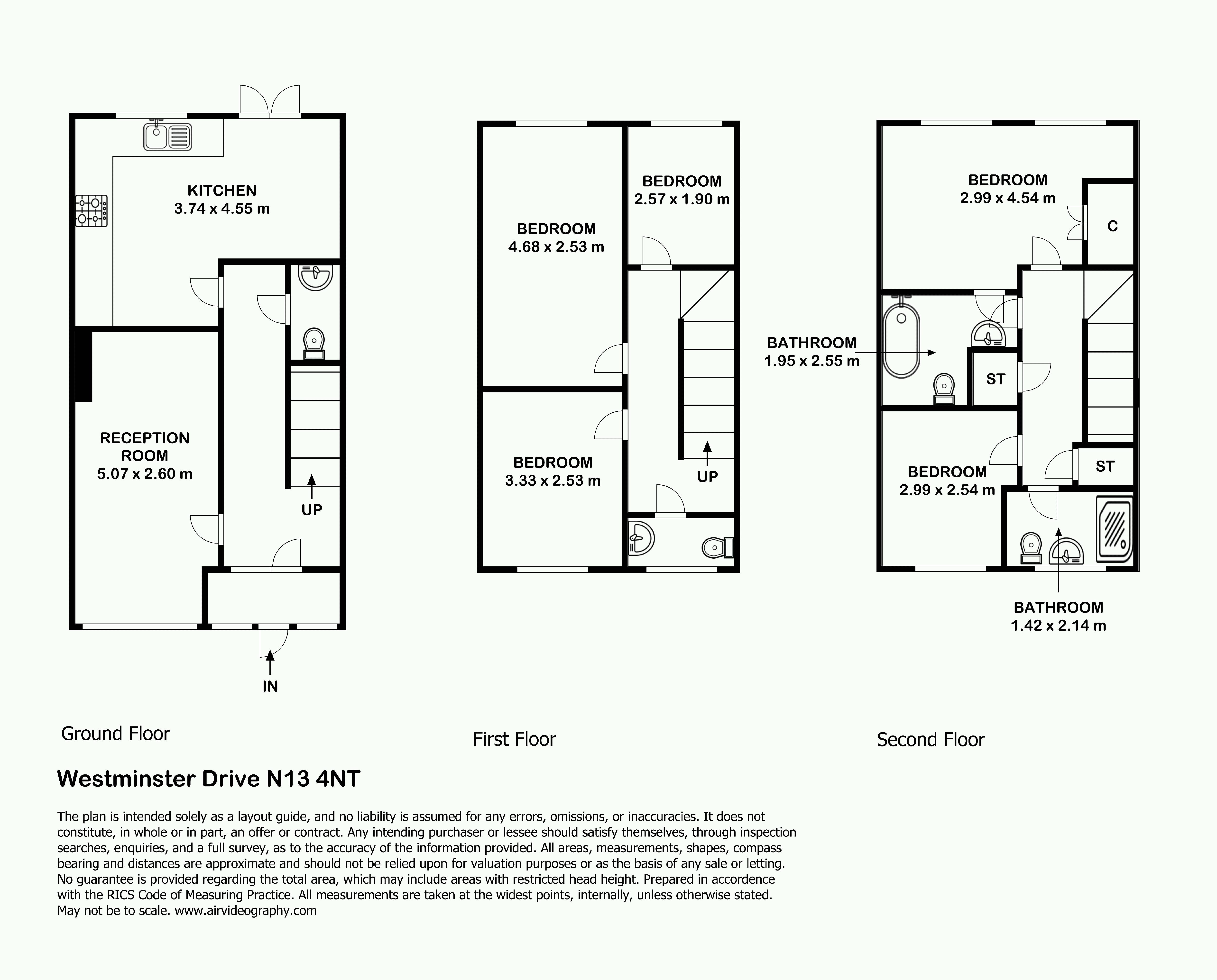 121, Westminster Drive, London floorplan
