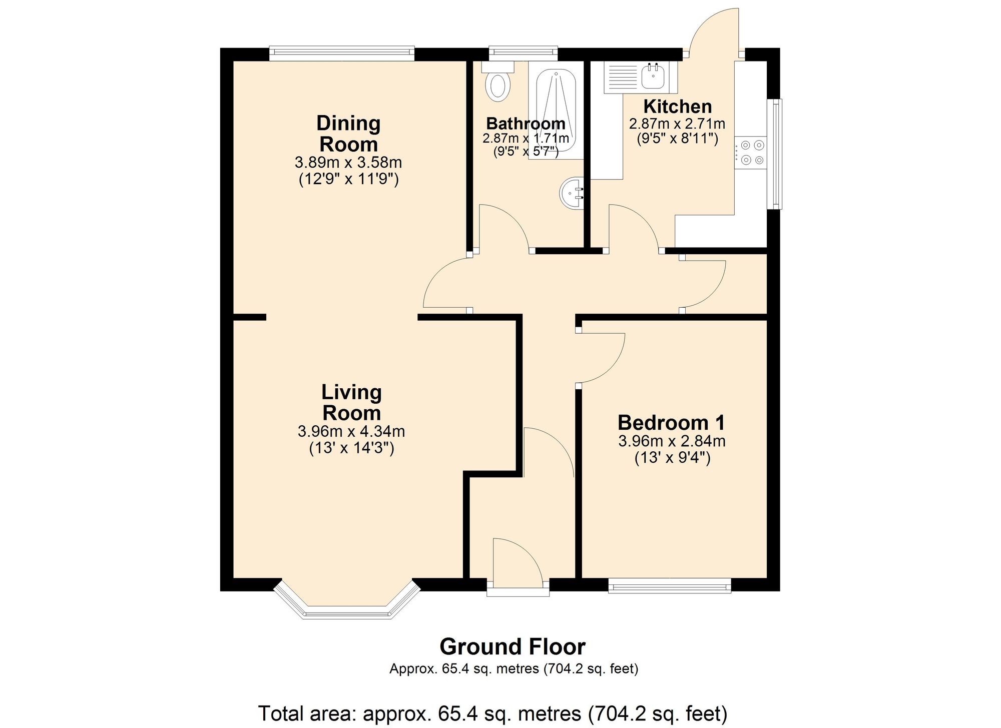32 Thwaites Road, Accrington floorplan