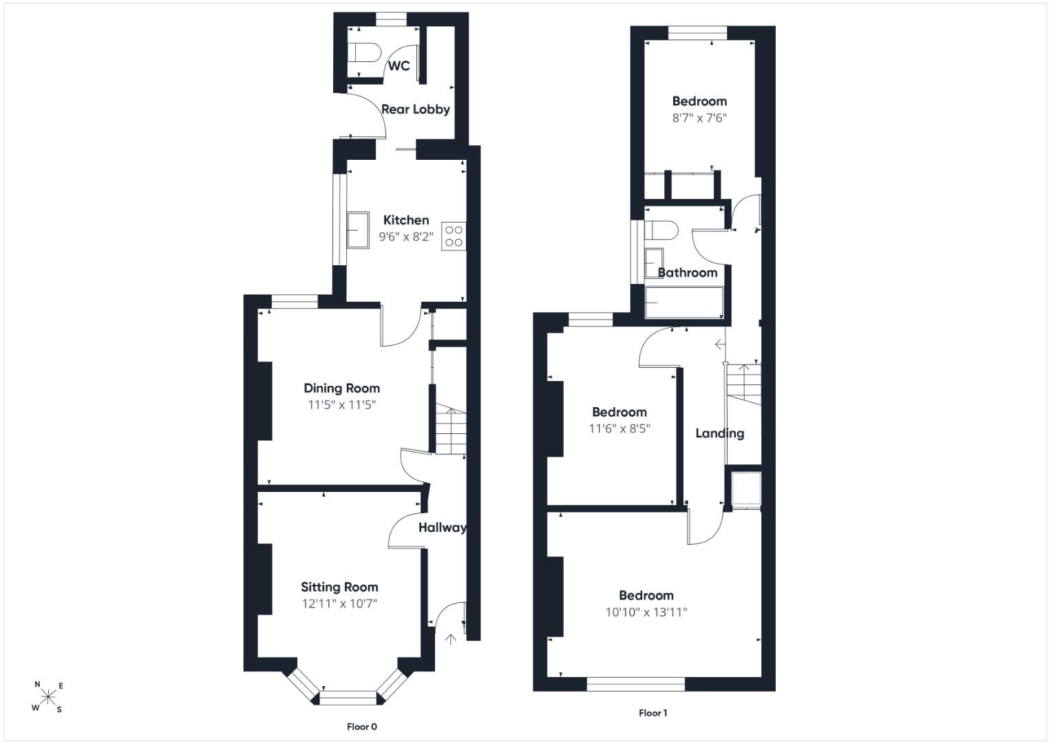 22, Sussex Avenue, Ashford floorplan