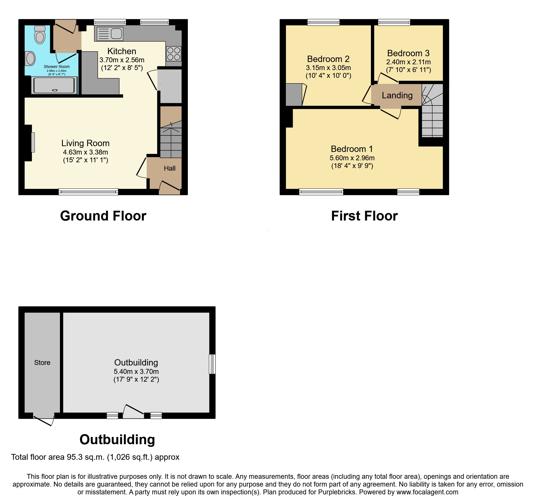 56, Withern Road, Nottingham floorplan