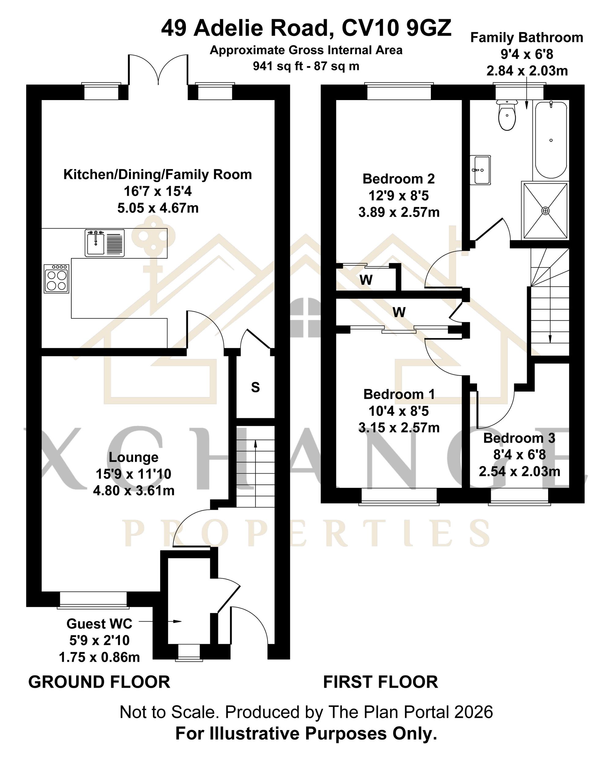 49 Adelie Road, Nuneaton floorplan