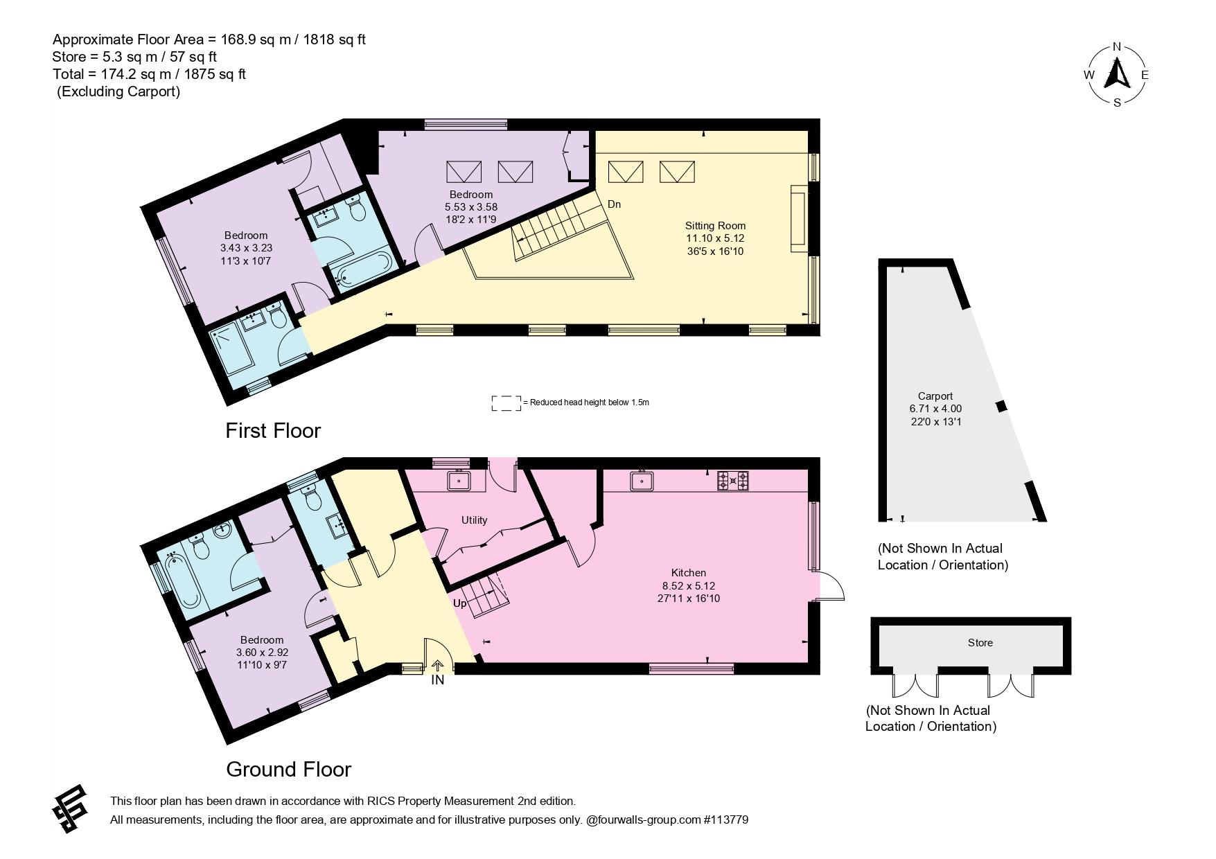 Leaf House, Skirmett Road, Henley On Thames floorplan