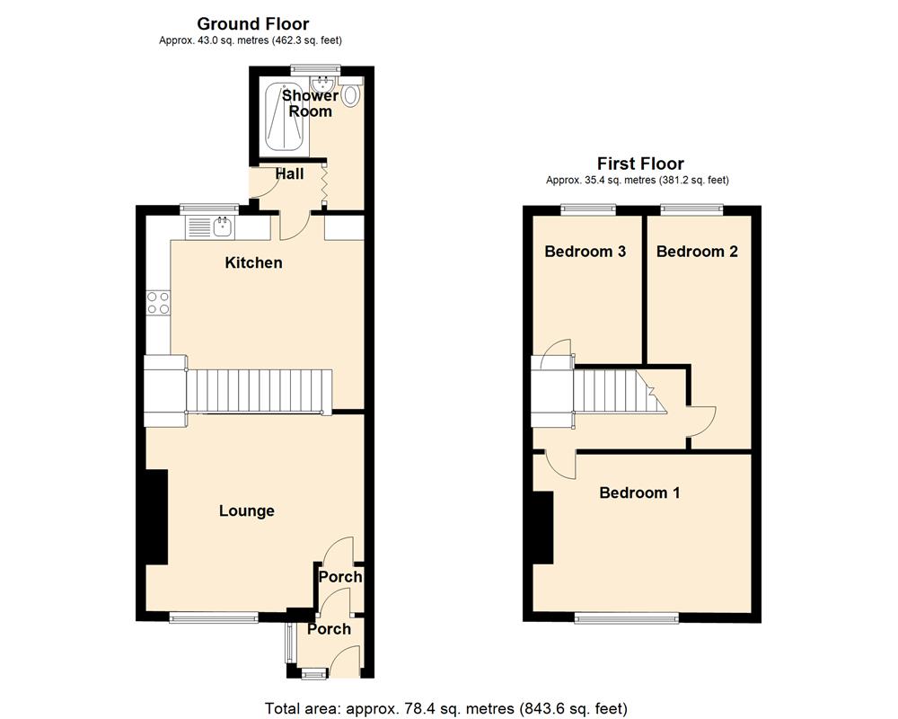 3 Bedrooms Terraced house for sale in Woodhouse Lane, Springfield, Wigan WN6