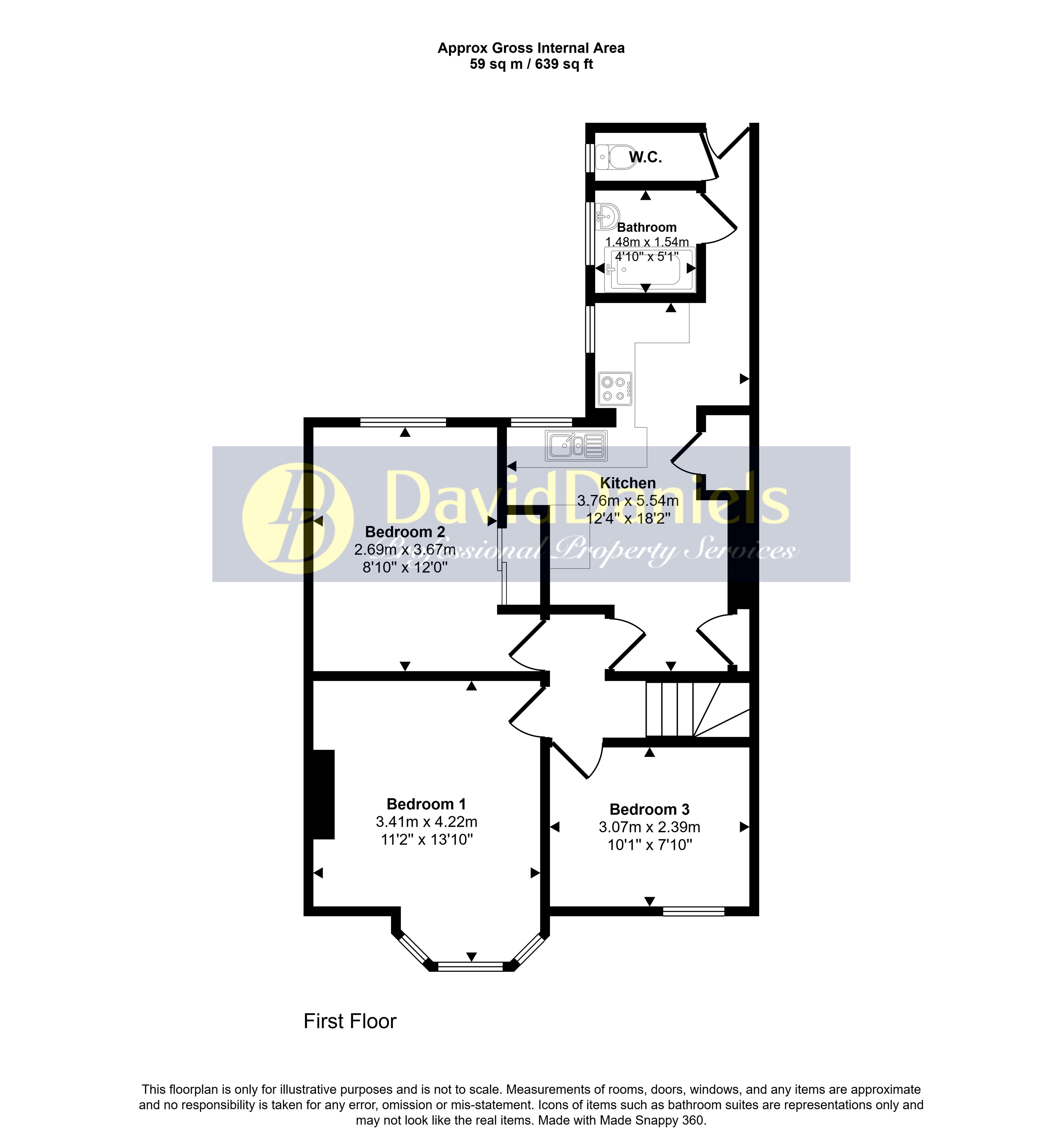 Corporation, Corporation Street, Stratford floorplan