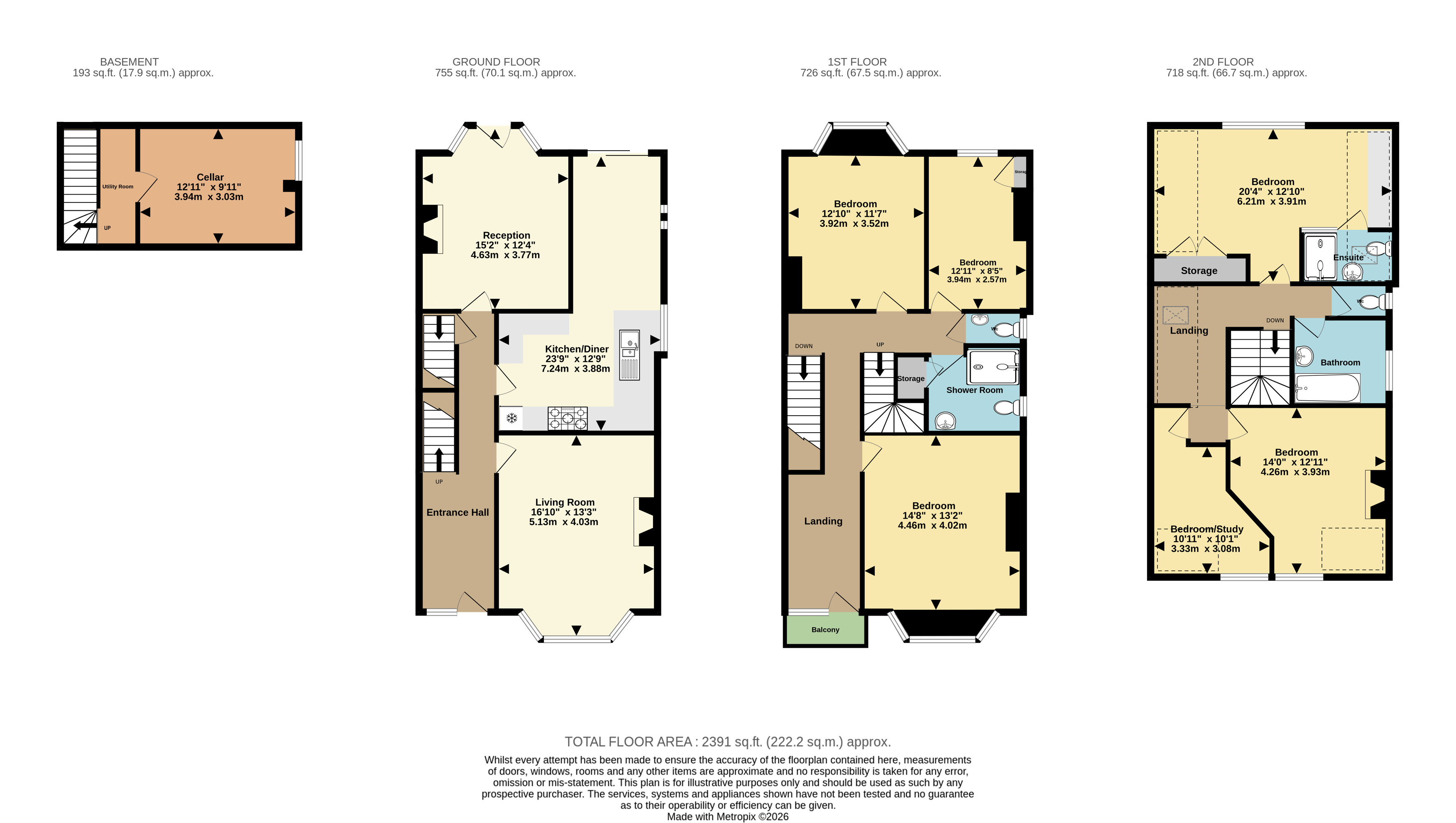 Queens Road, Kent floorplan