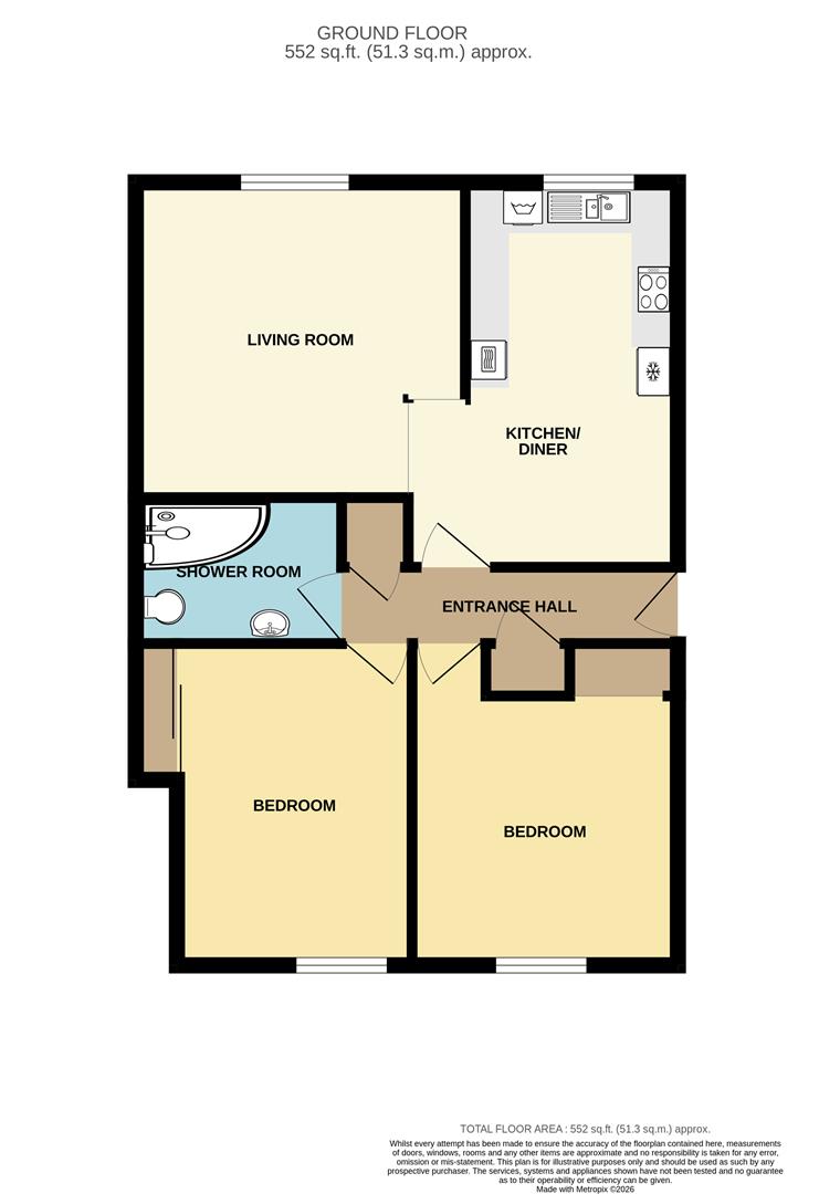 28, St. Pirans Road, Perranporth floorplan