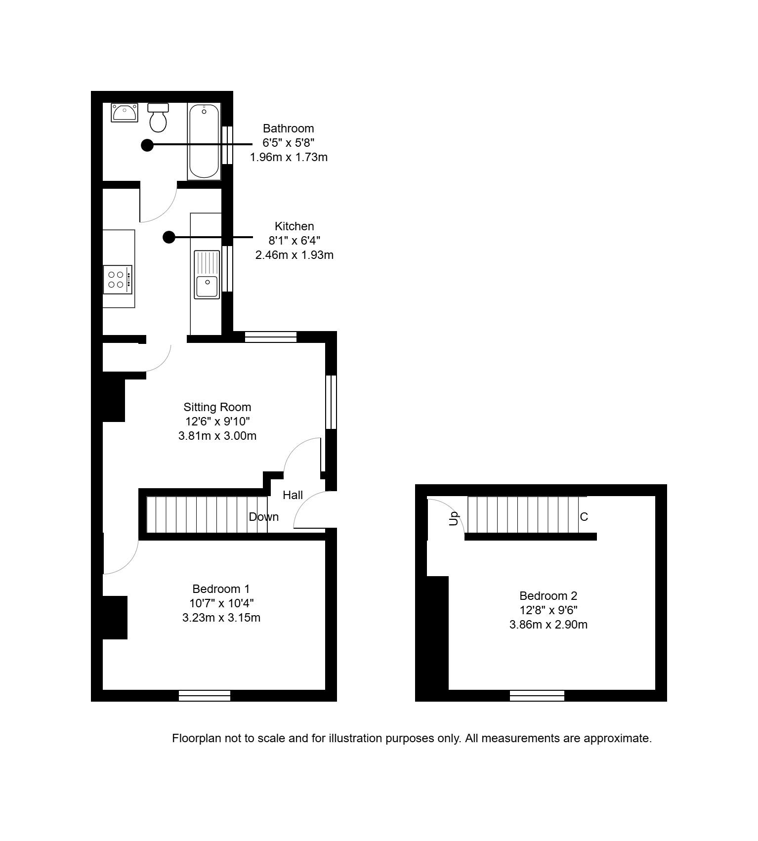 18a, Priory Street, Tonbridge floorplan