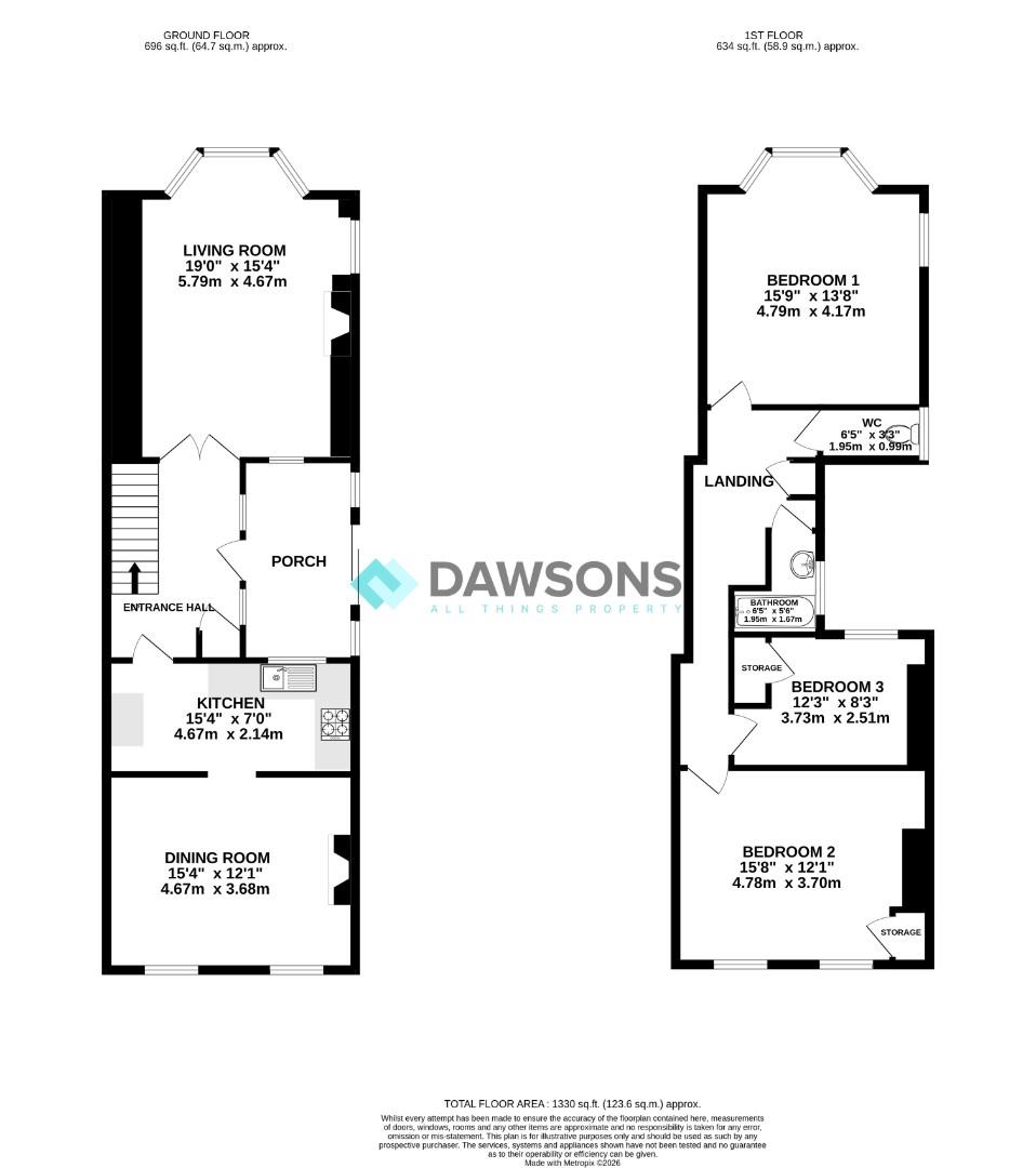 140, Newton Road, Swansea floorplan