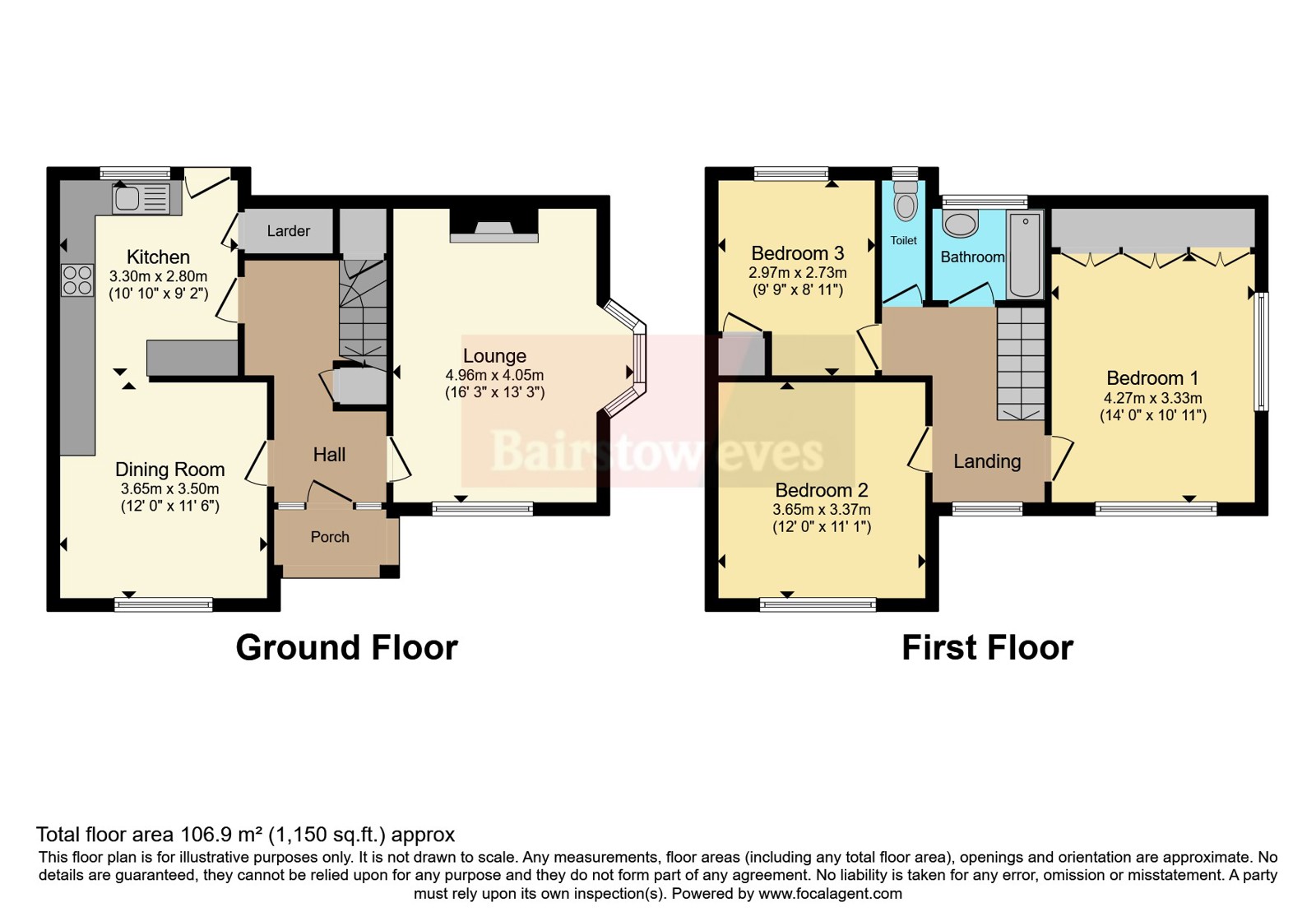 1, Curzon Road, Kent floorplan