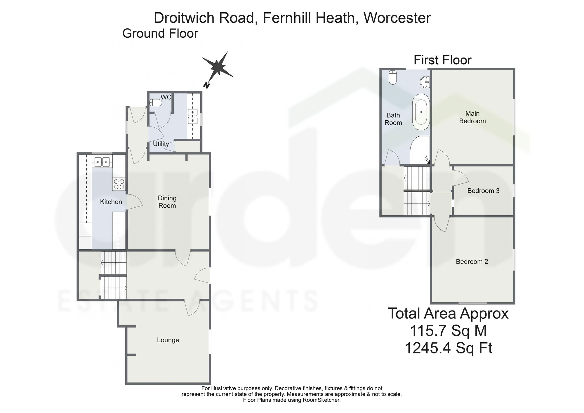 Wulstancroft, Droitwich Road, Worcester floorplan