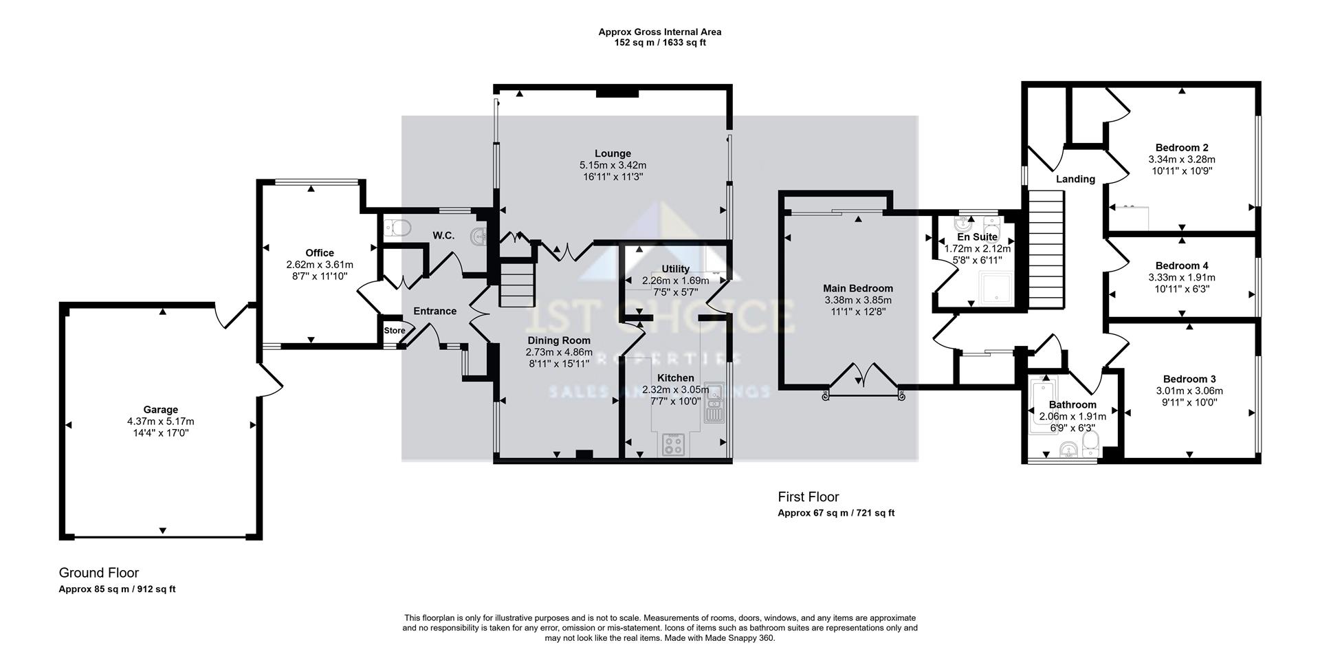 5, Richmond Close, Bletchley floorplan