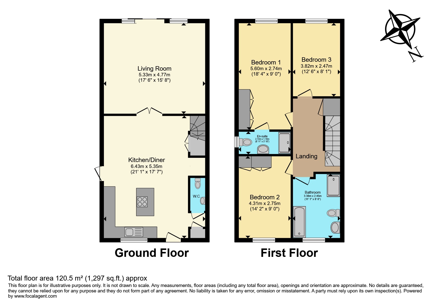 4b Brickfield Cottage, Kempes Corner, Wye floorplan