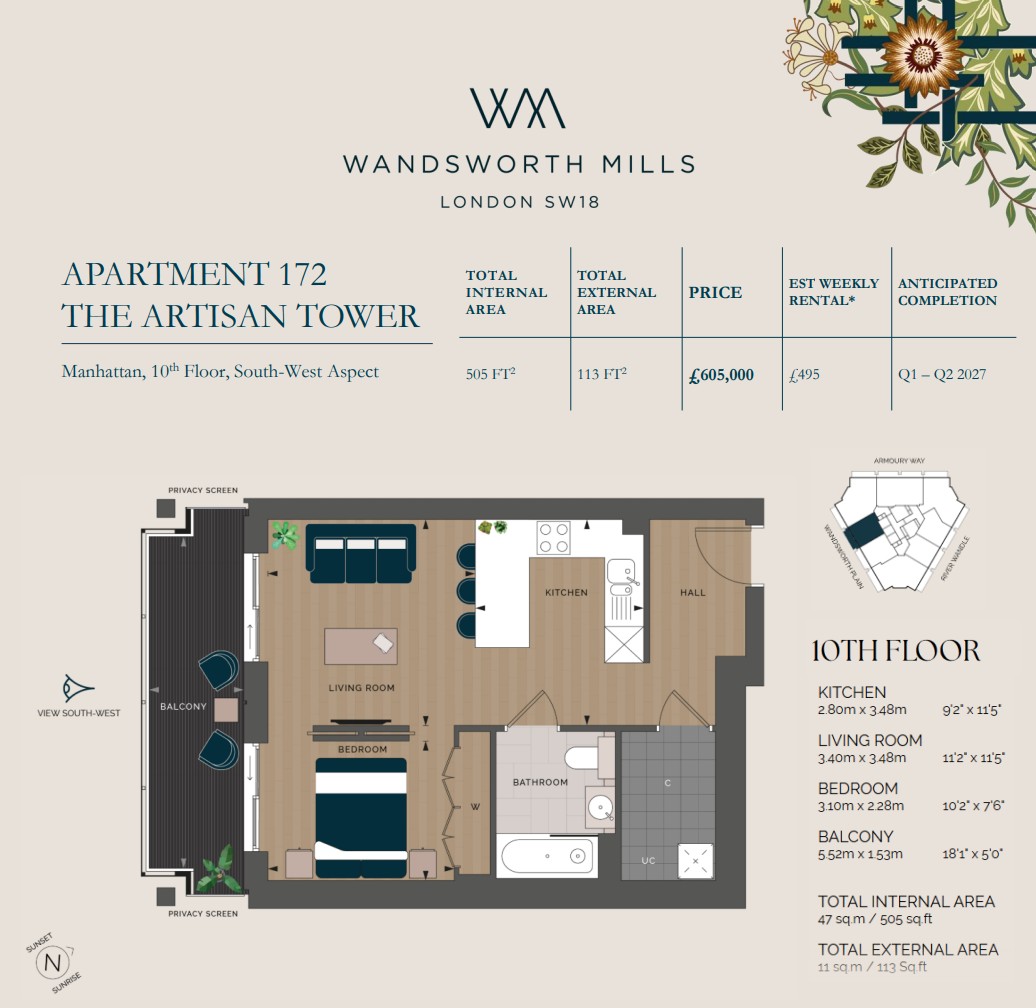 Wandsworth SW18, Wandsworth SW18, London floorplan