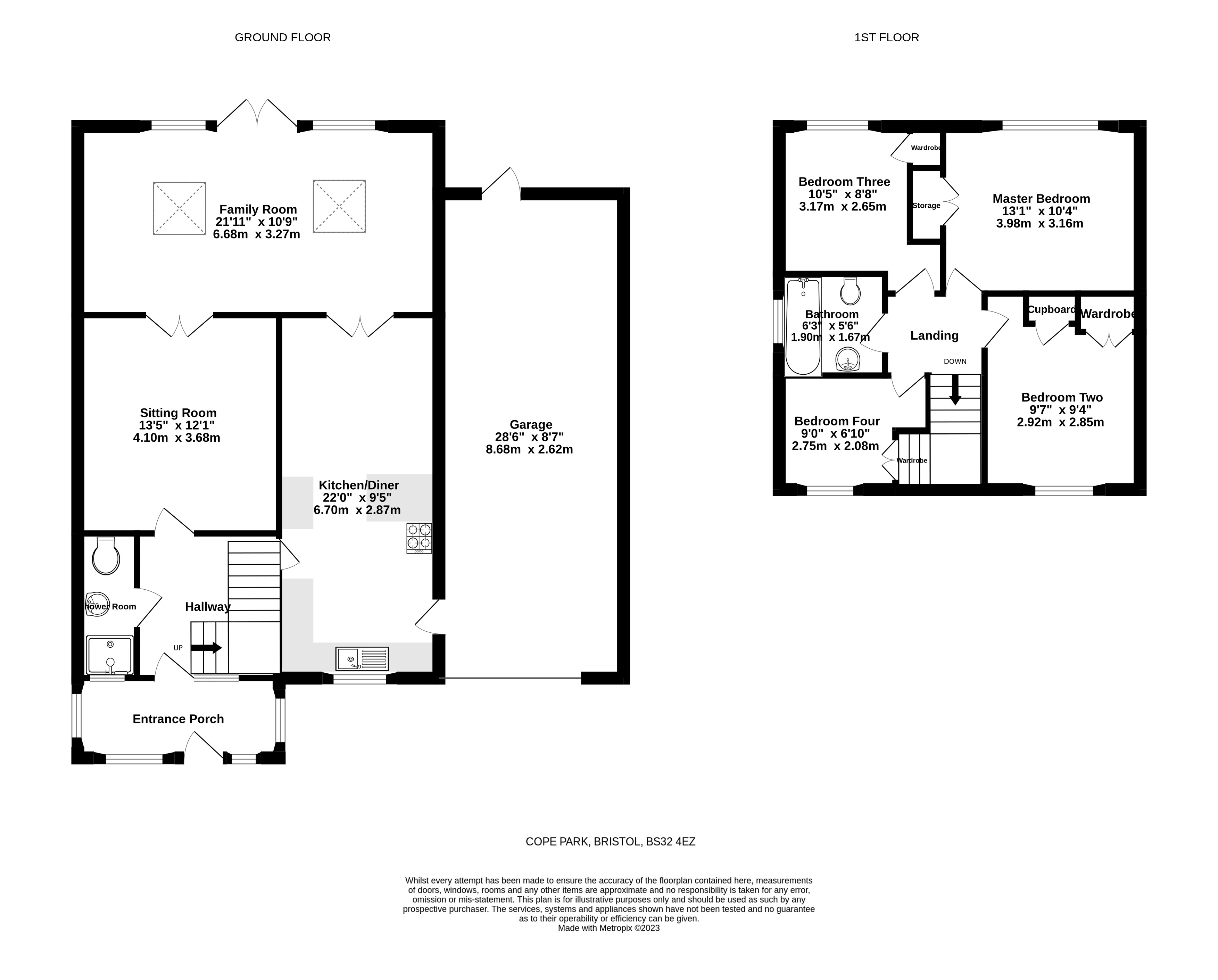 53 Cope Park, Bristol floorplan