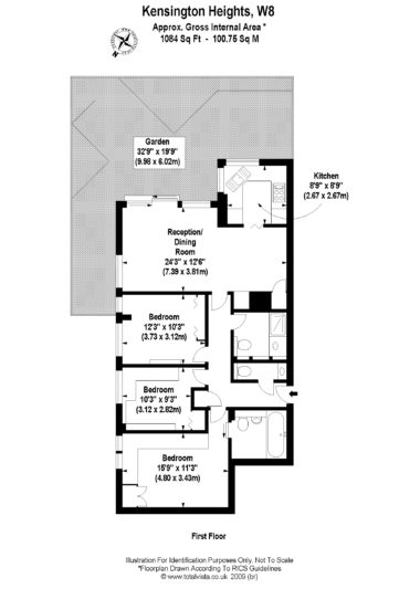 3 Bedrooms Flat to rent in Campden Hill Road, London W8