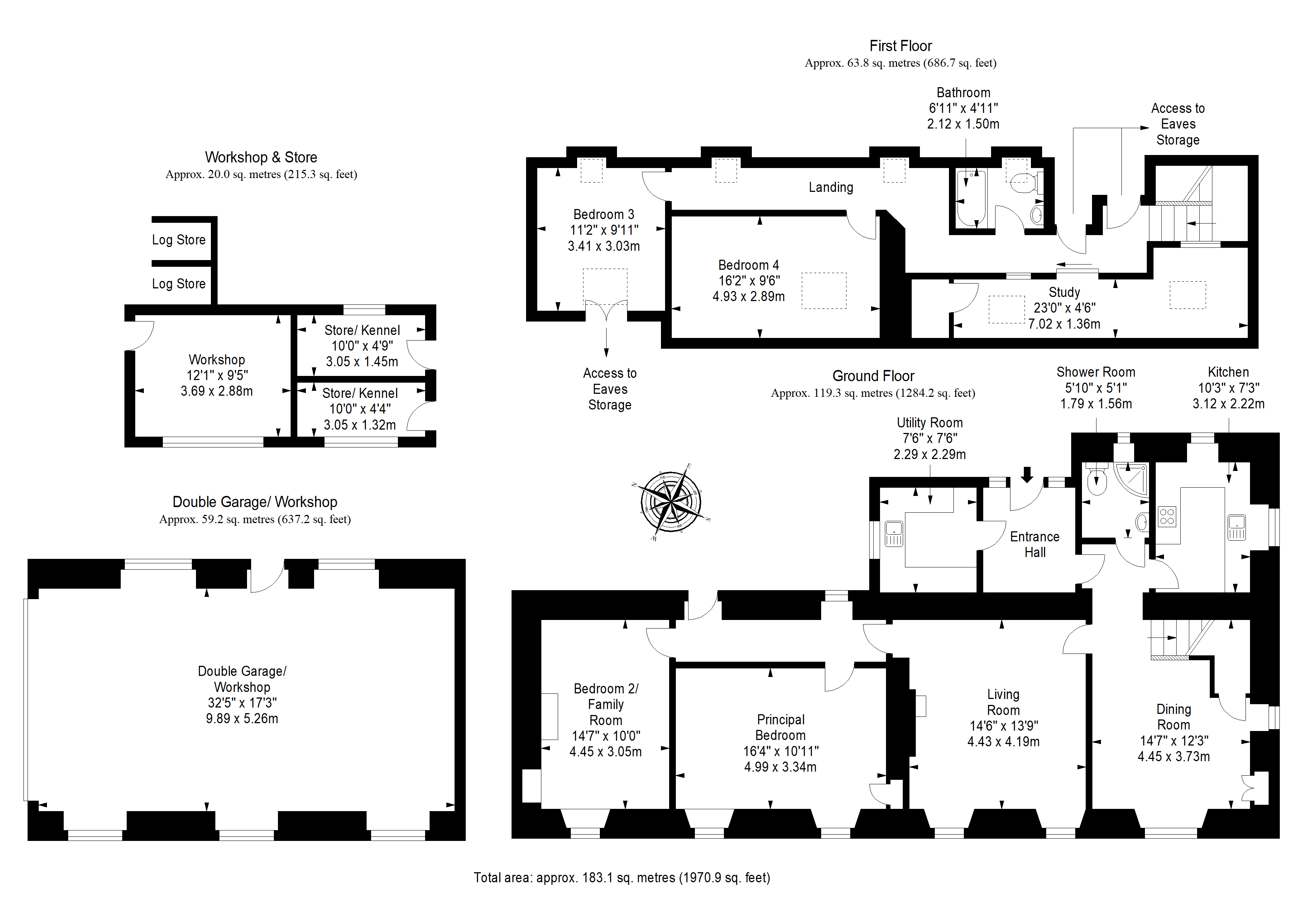Grantshall, by Blyth Bridge, West Linton floorplan