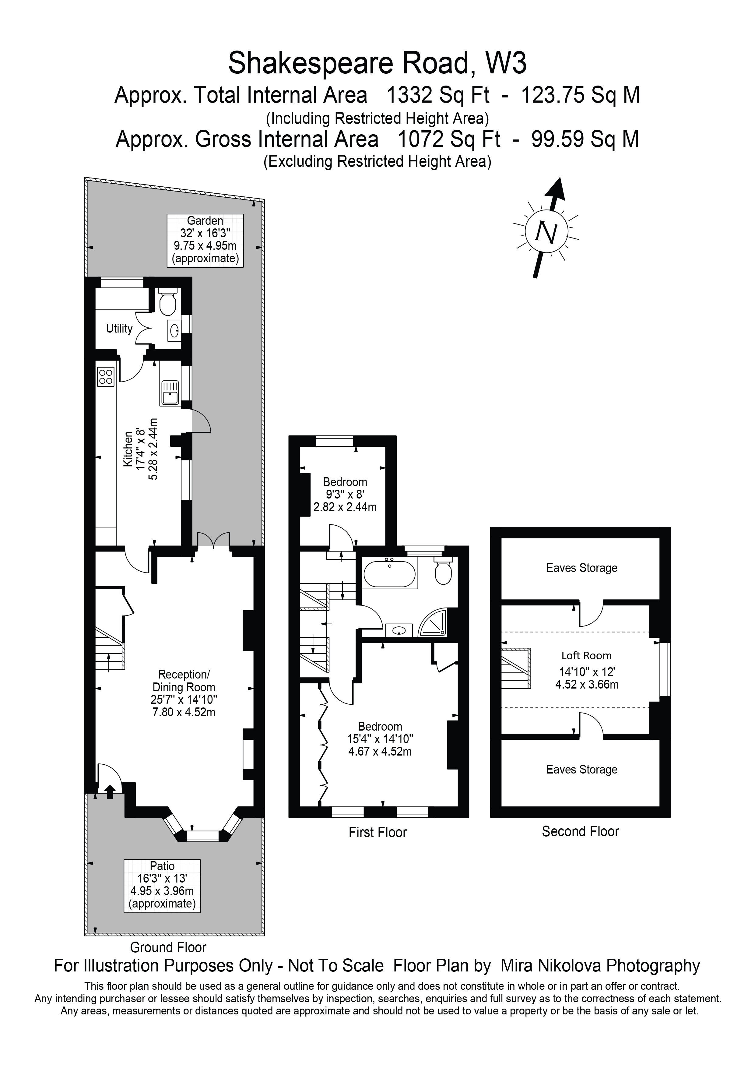 66, Shakespeare Road, London floorplan