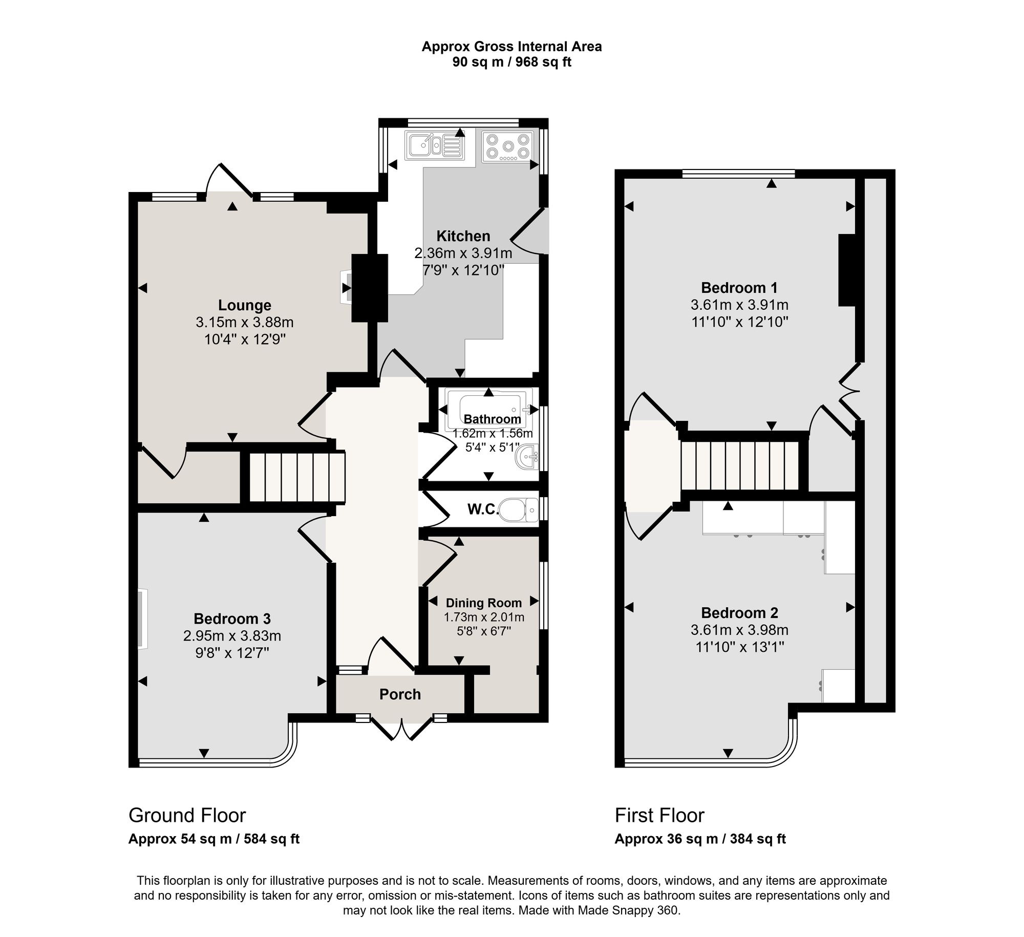 Lyndon Road, Irlam, M44 floorplan