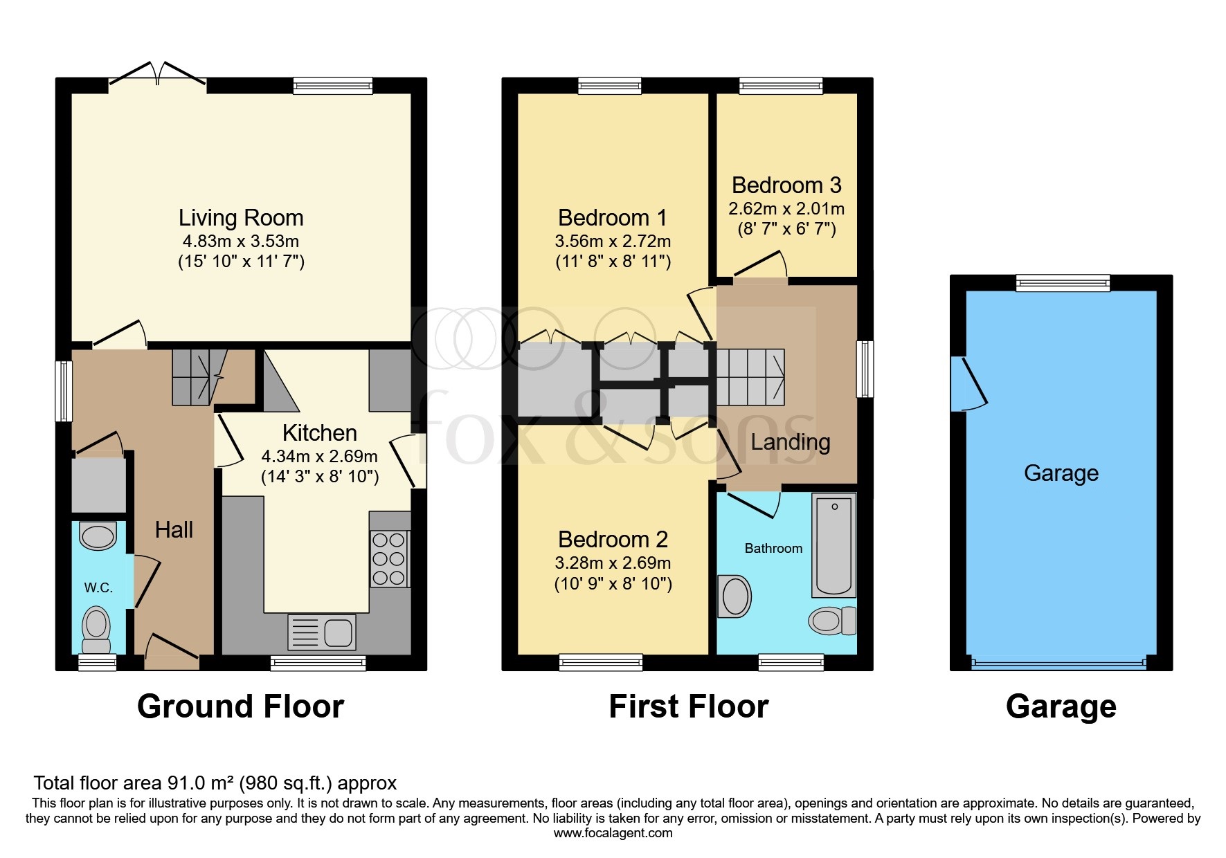 3, Hawkstown View, Hailsham floorplan