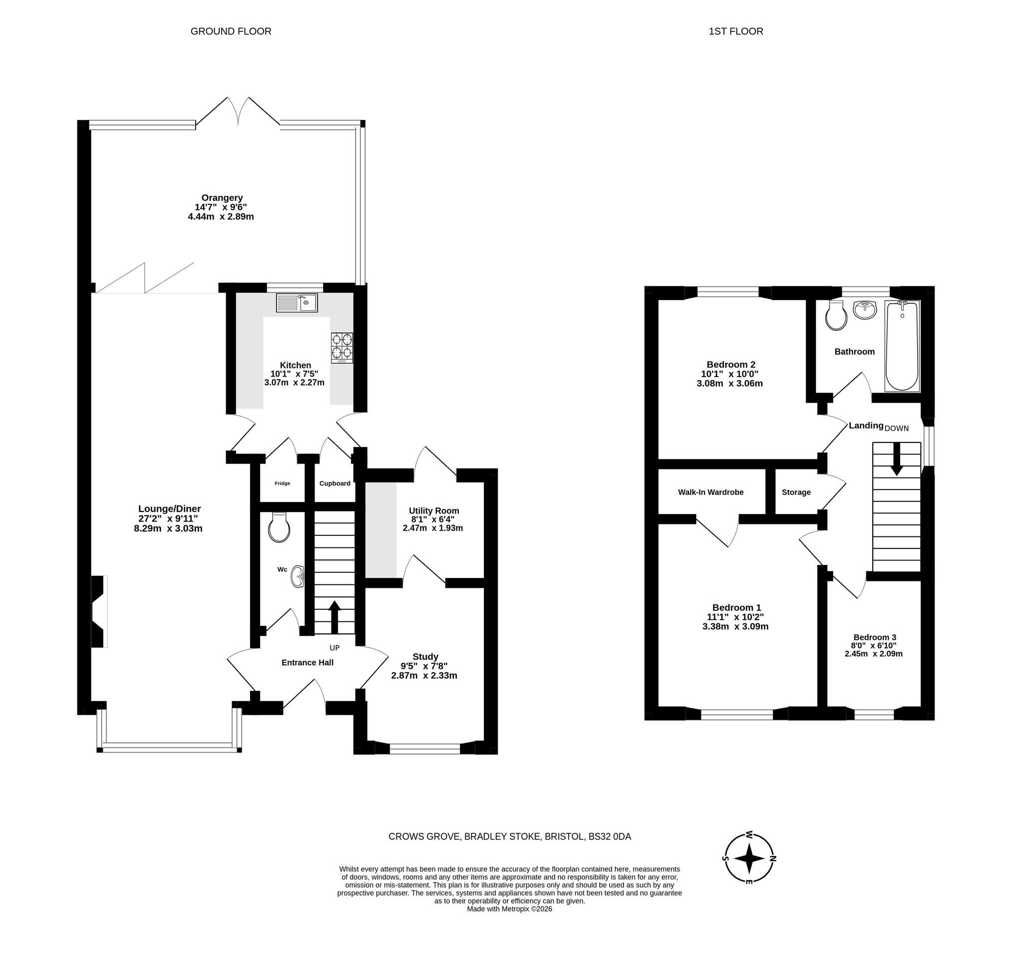 16 Crows Grove, Bristol floorplan