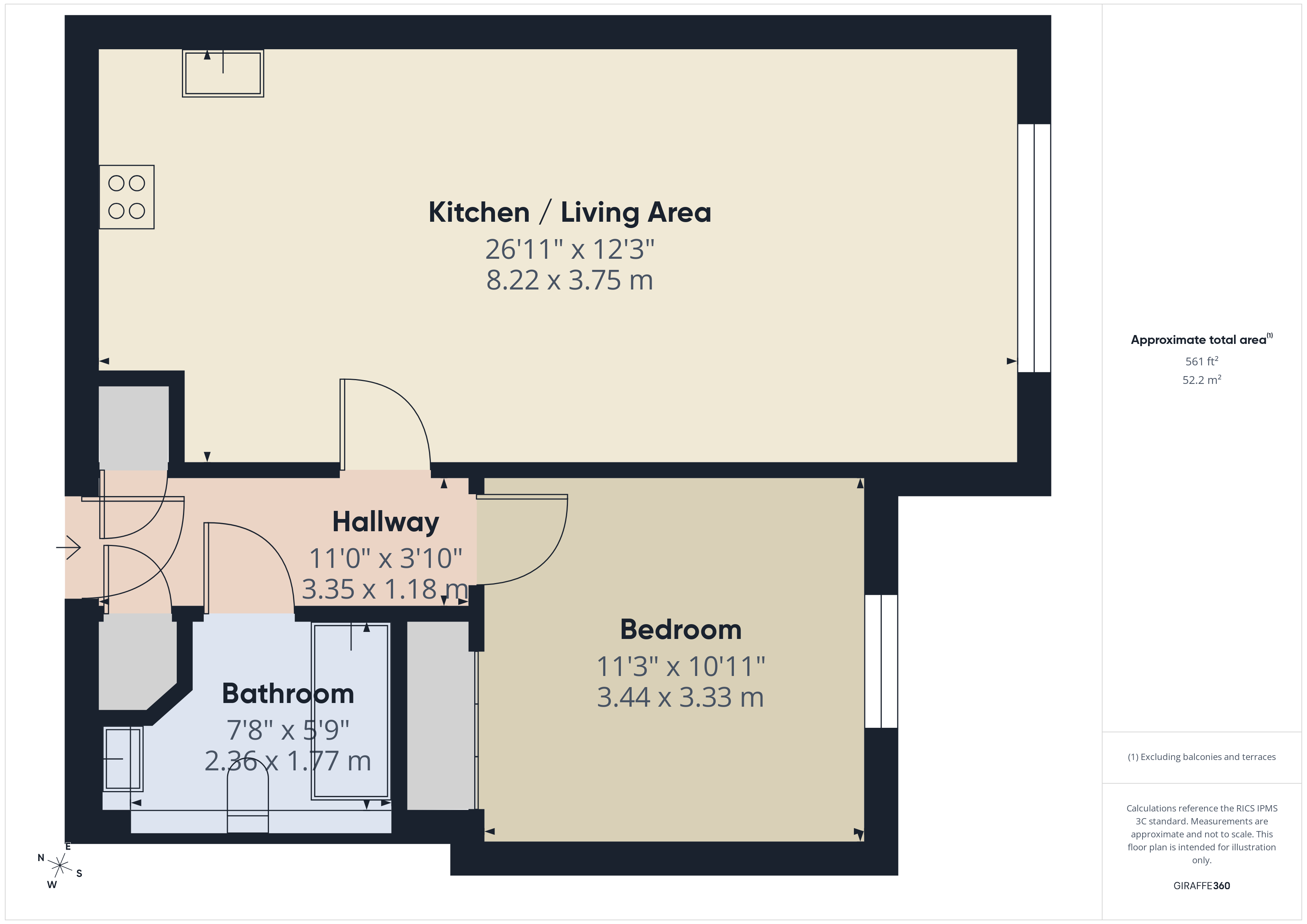 Flat 10, Coniston Court,, Cumberland Road, Surrey floorplan