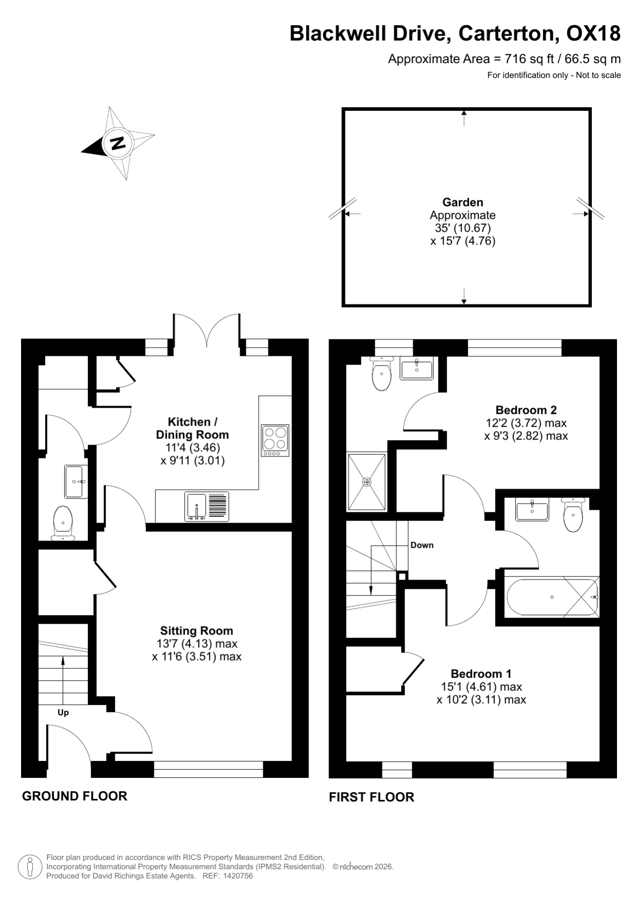 8, Blackwell Drive, Carterton floorplan