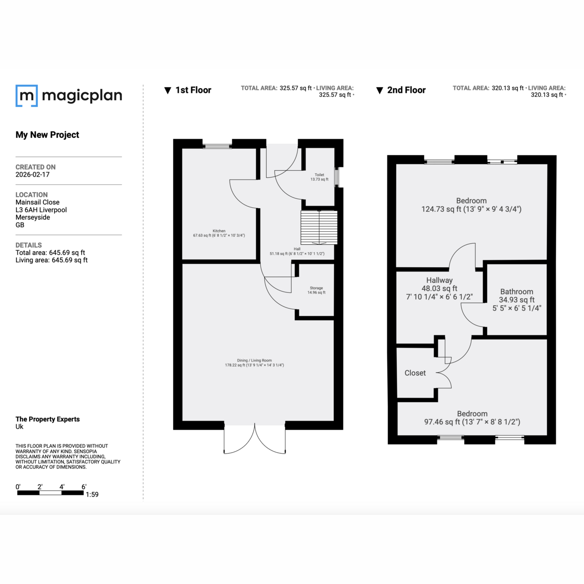 3, Mainsail Close, Liverpool floorplan