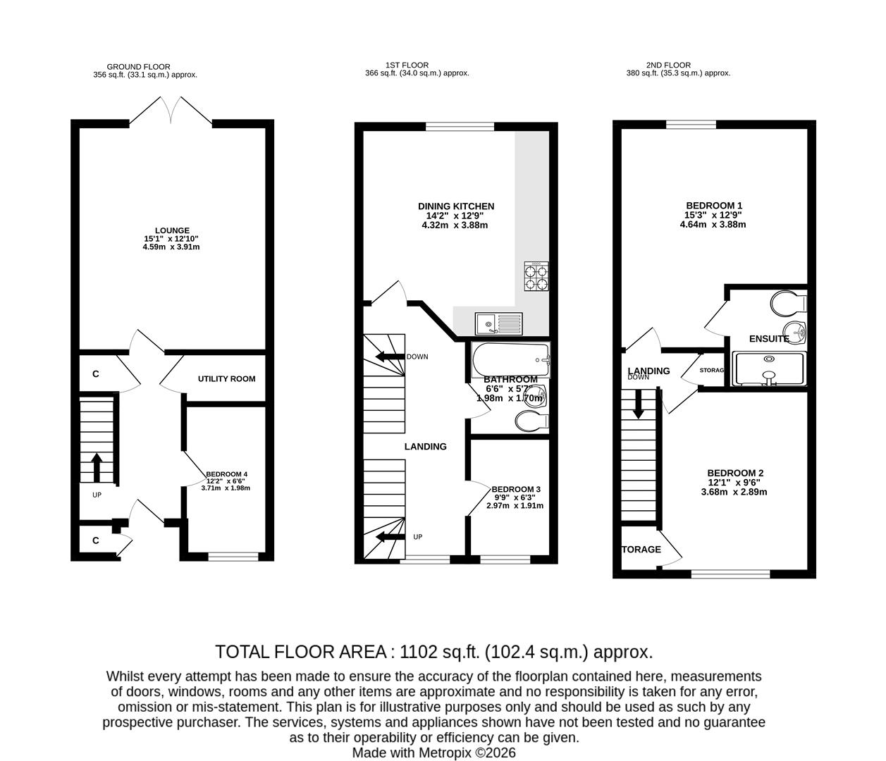 16, Haigh Park, Hull floorplan