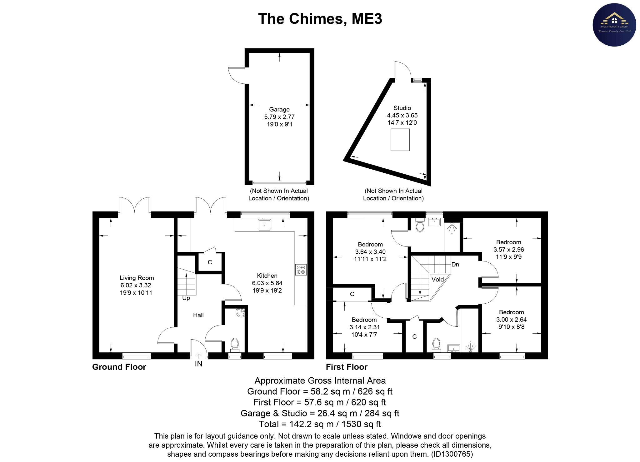 21 The Chimes, Hoo, Kent floorplan