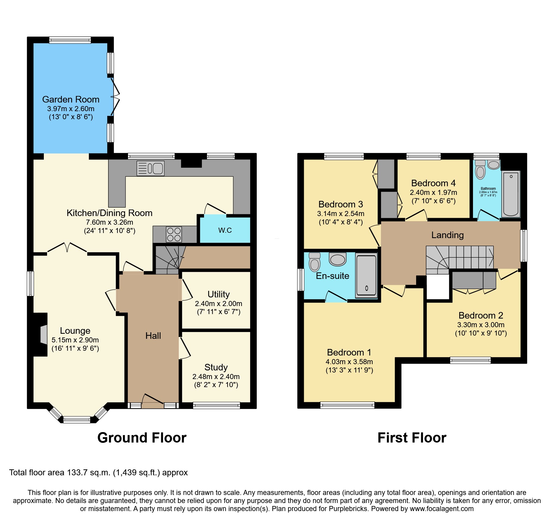 1, Pearl Close, Rainworth, Mansfield floorplan