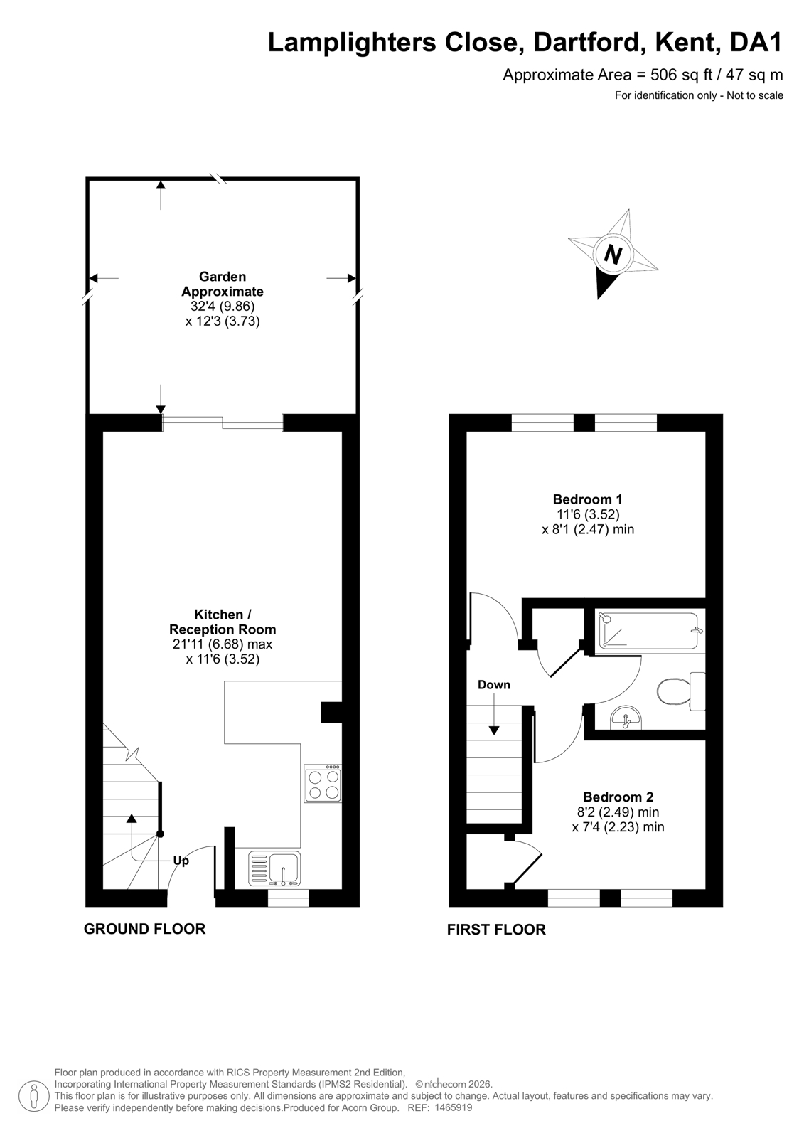 11, Lamplighters Close, Kent floorplan