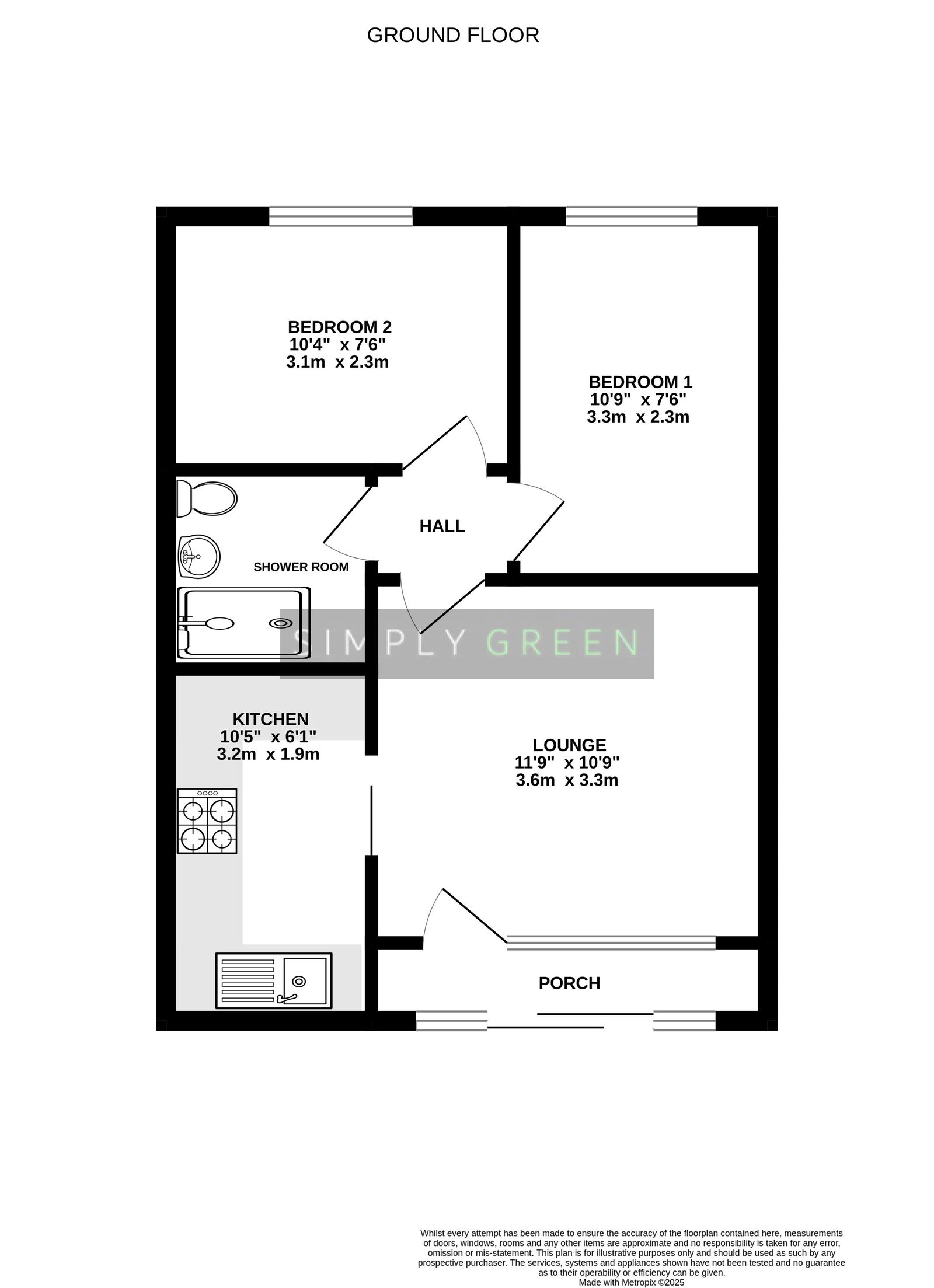 29, Wesley Close, Torquay floorplan
