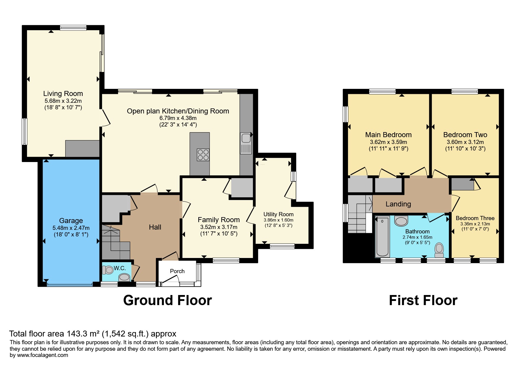 5, Oaklands Crescent, Chester floorplan