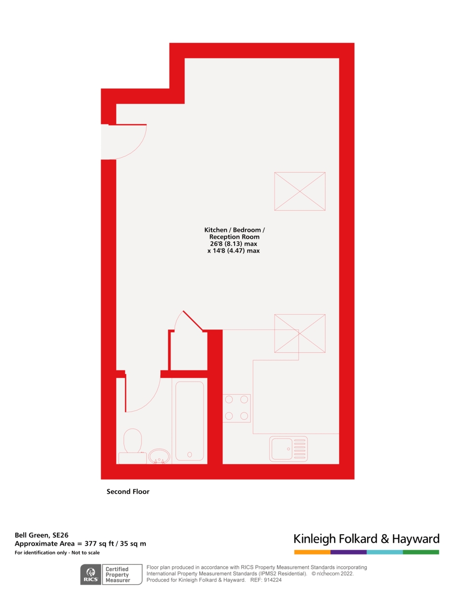 Flat 20 St Michaels House, 69, Bell Green, London floorplan