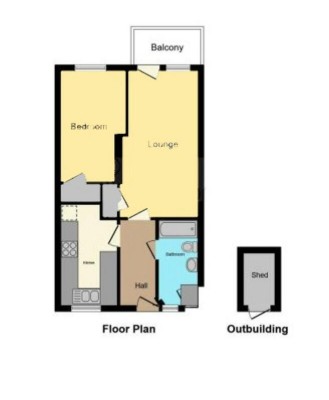 79, Heathgate, Norwich floorplan