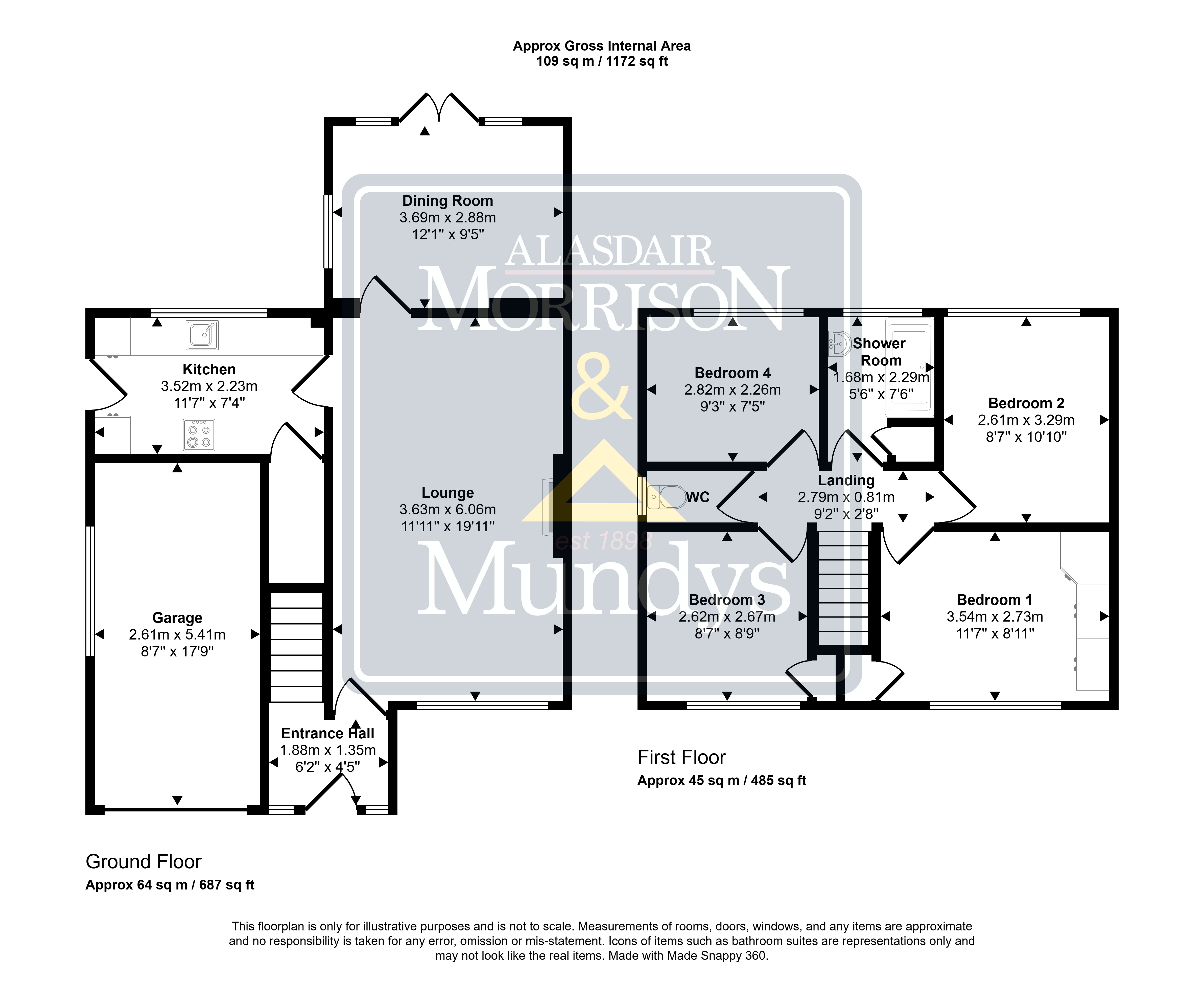 6, Pinewood Close, Southwell floorplan