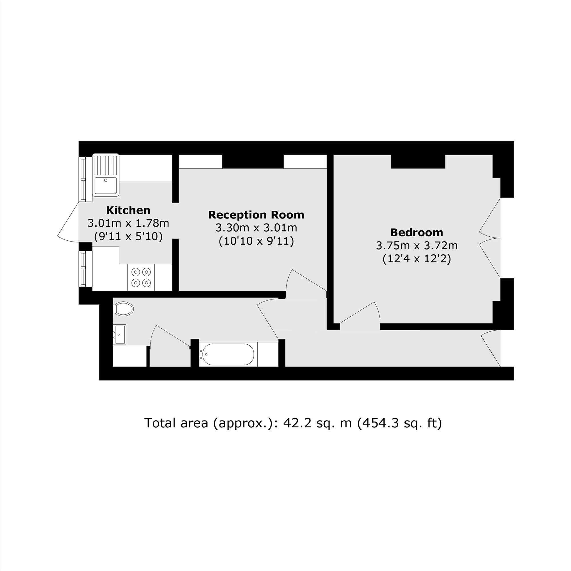 27A, Alma Street, London floorplan