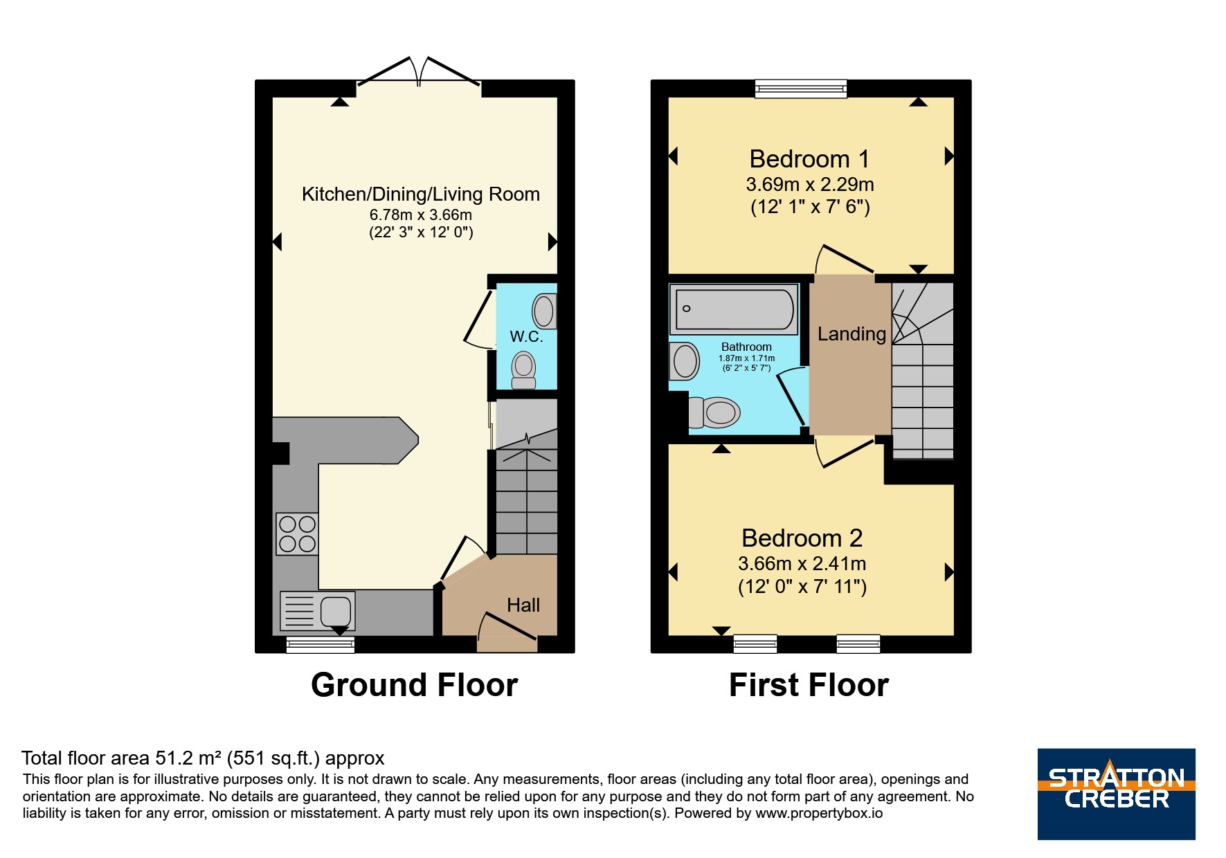 4, Gwarak Tewdar, Cornwall floorplan