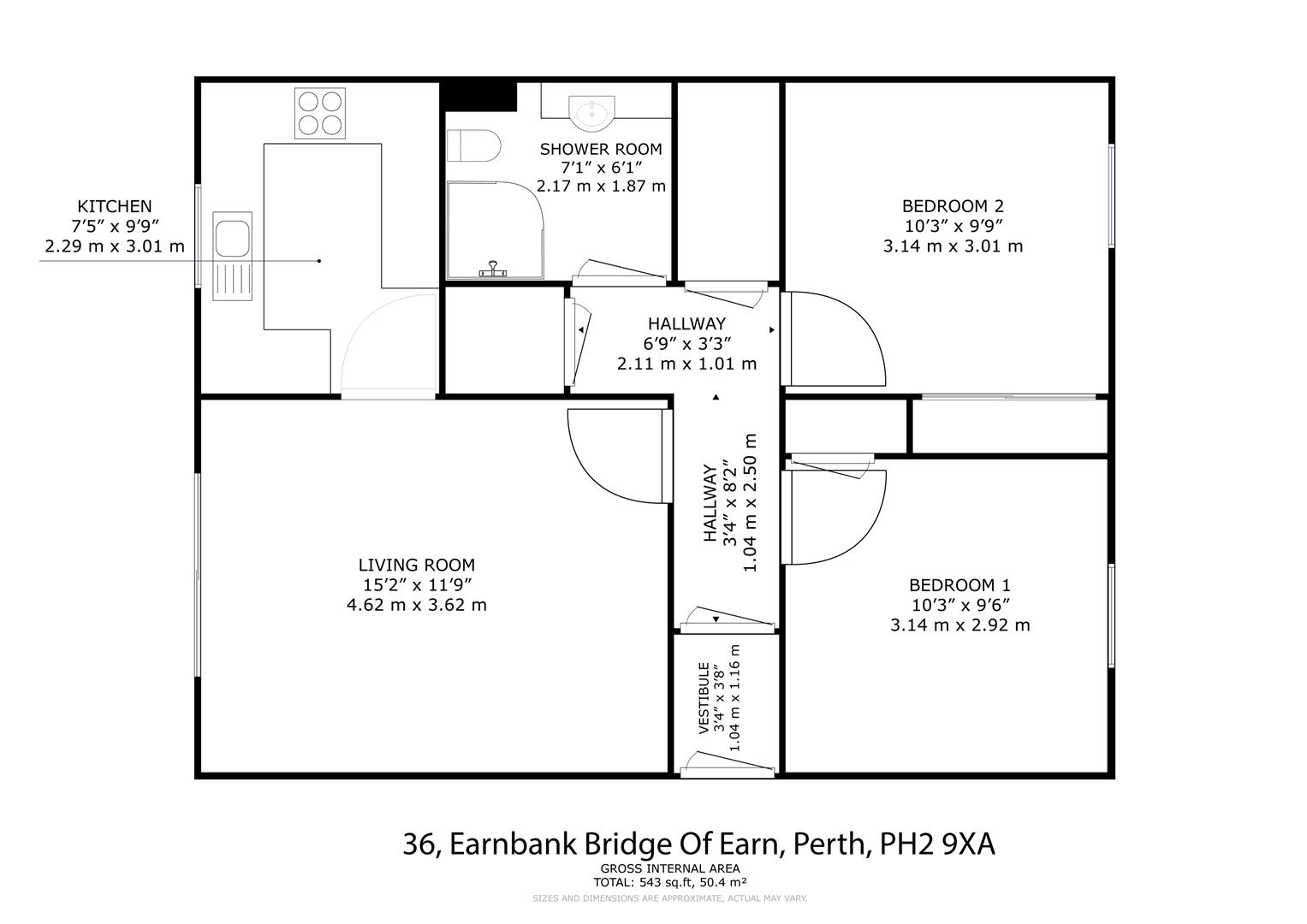 36, Earnbank, Perth floorplan
