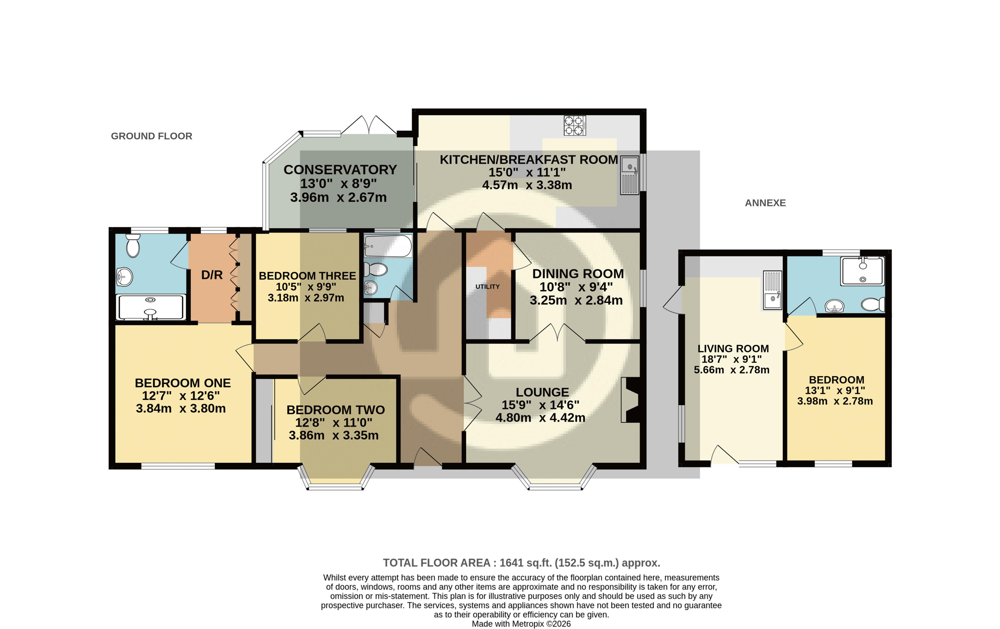 1, The Close, Bedford floorplan