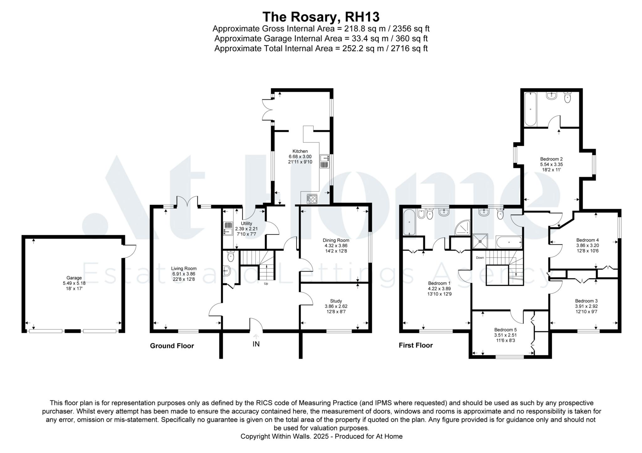 3, The Rosary, Horsham floorplan